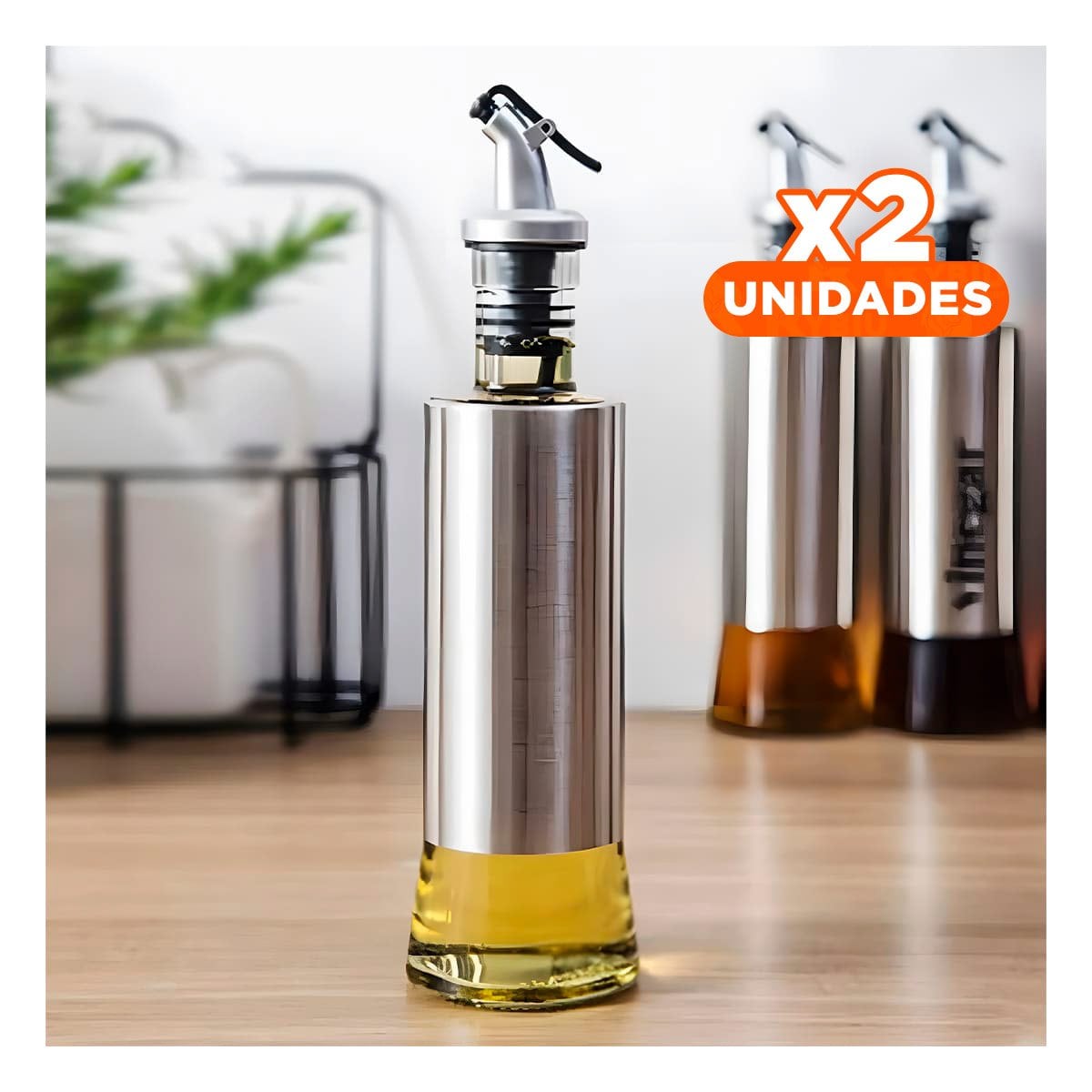 PACK2 ENVASE VIDRIO PICO VERTEDOR 300ML FACIL DE USAR Y MANTENER ORDEN - 1
