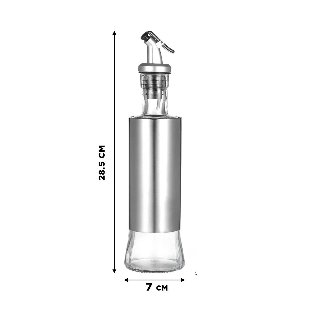 PACK6 DOSIFICADOR VIDRIO PICO DOSIFICADOR 500ML SEGURO Y DURABLE Y+REGALO STICKER - 4