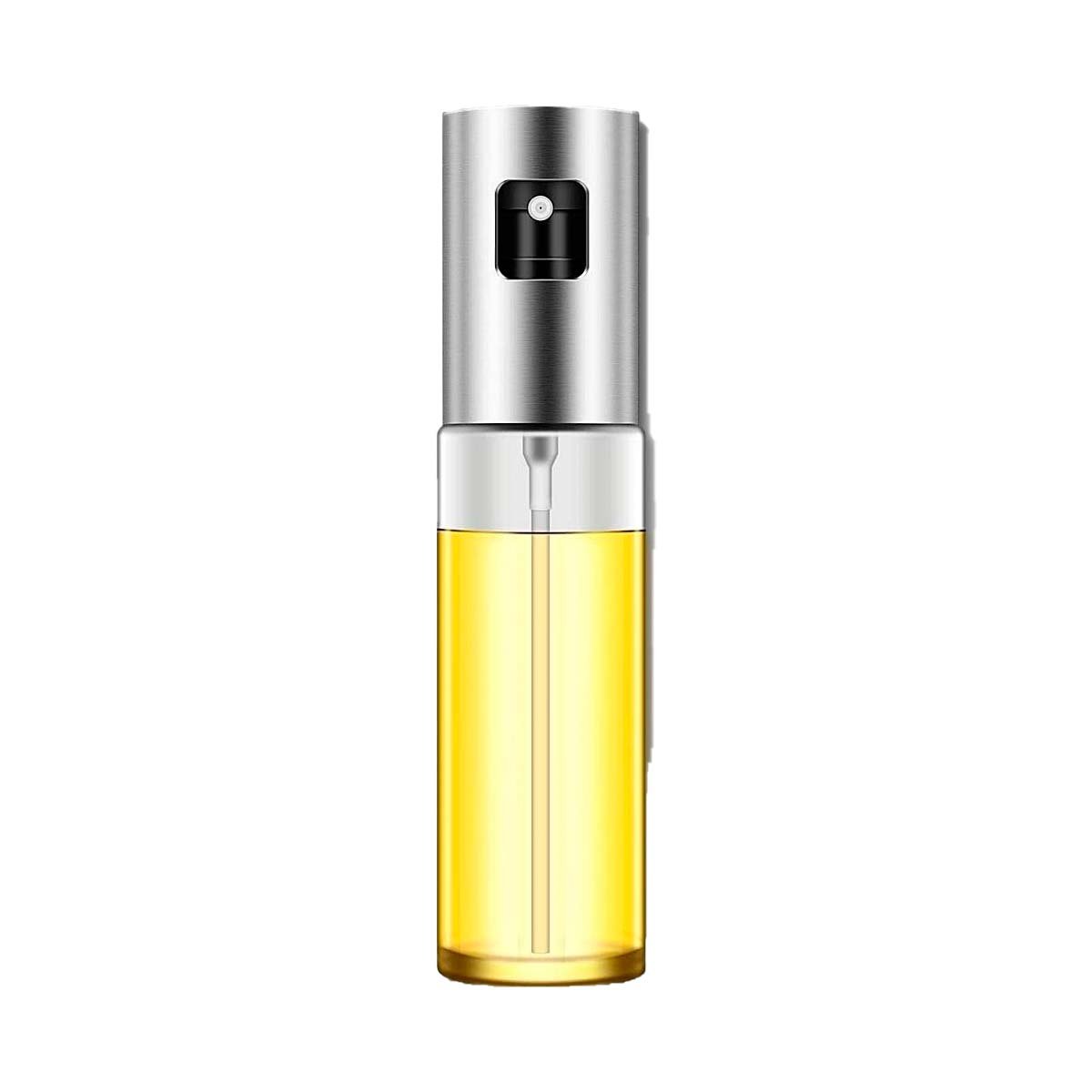PACK6 DOSIFICADOR SPRAY VIDRIO PLATEADO SEGURO Y DURABLE PARA COCINA Y+REGALO STICKER - 2