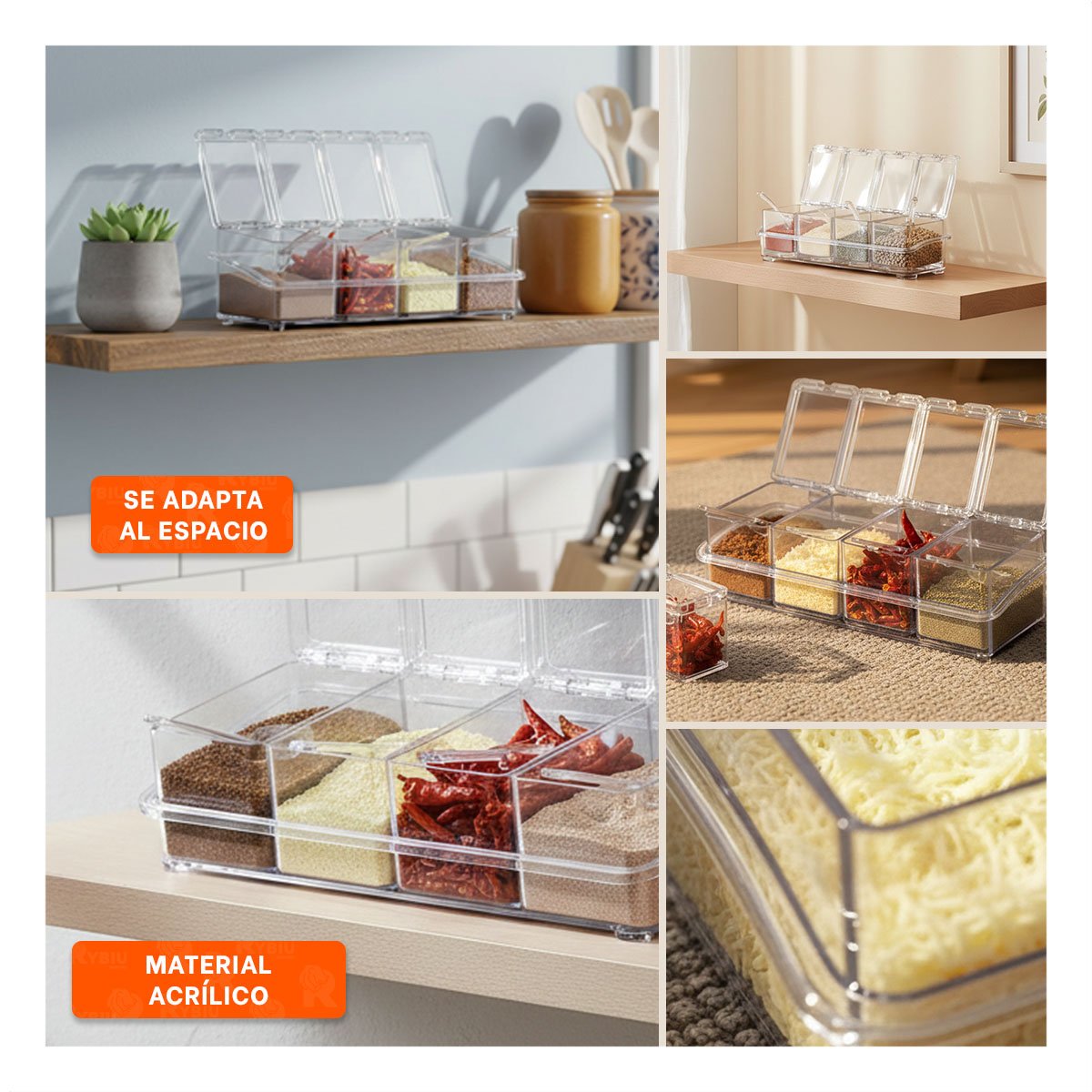 PACK12 ARTICULO DE COCINA SET 4 DE MARCA SEGURA PARA TODOS LOS PADRES SANOS - 2