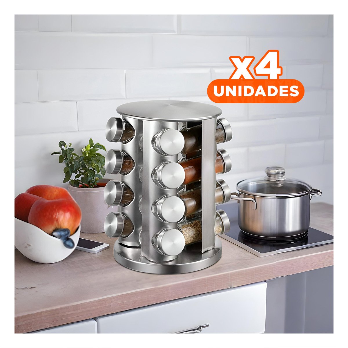 PACK4 ARTICULO DE COCINA 16 FRASCOS PARA LA LIMPIEZA EN SU DOMICILIO REAL Y+REGALO STICKER - 1