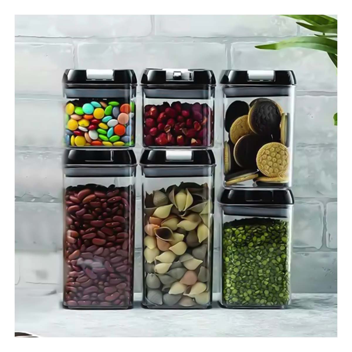 PACK4 ORGANIZADOR DE ACRILICO SET 6 CON DISEÑO ELEGANTE EN SU CASA REAL LINDA - 5
