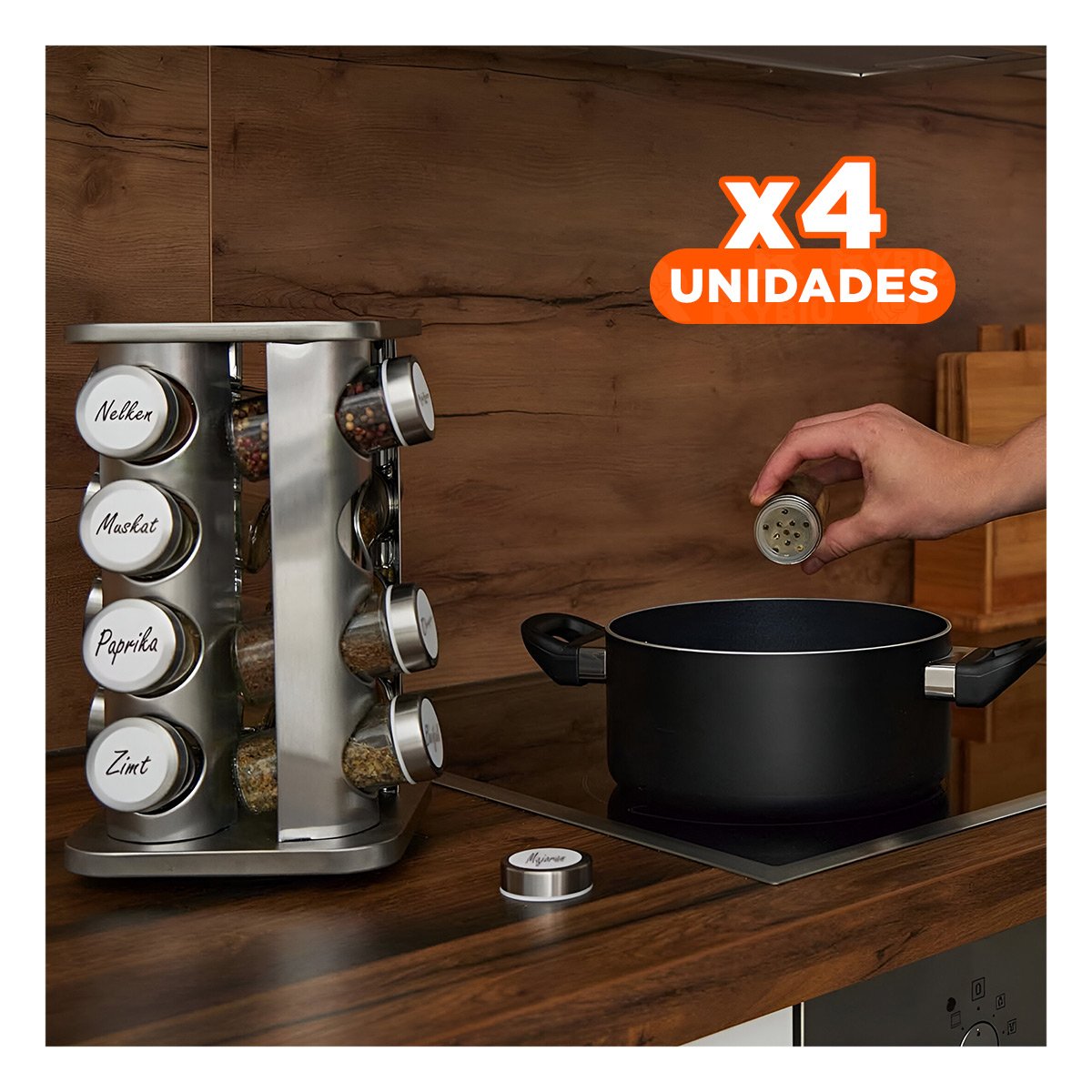 PACK4 ARTICULO DE COCINA 16 FRASCOS PARA LA LIMPIEZA EN SU DOMICILIO REAL Y+REGALO STICKER - 1