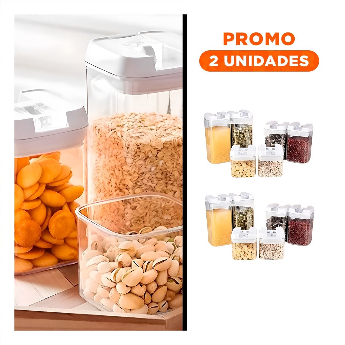 PACK2 ORGANIZADOR DE ACRILICO SET 6 PARA FOMENTAR ESPACIO CON MUCHO ORDEN REAL Y+REGALO STICKER - 1
