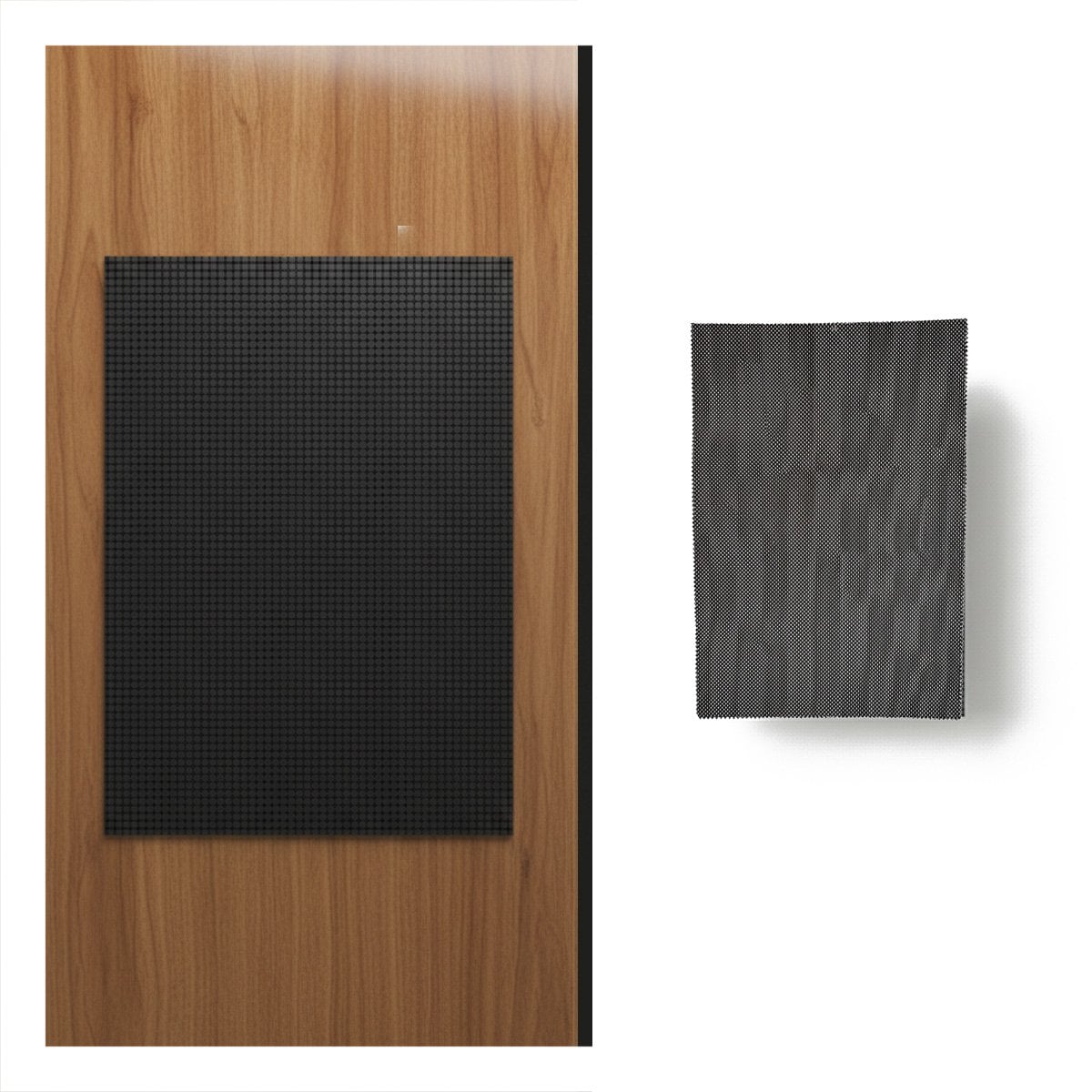 COLECCION 6 INDIVIDUALES PATRON MALLA CHICA NEGRO Y BLANCO 30X45CM PARA HOGAR Y+POST IT - 5