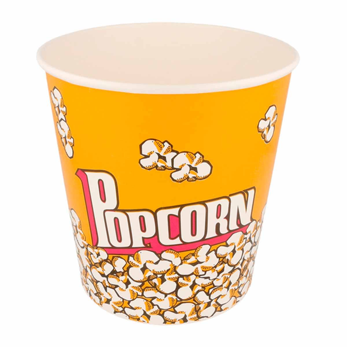 CUBETA VASO POPCORN AMARILLO 21X20CM PARA LA UTILIDAD DE HIJOS SANOS LINDOS Y+LIGAS REGALO - 5