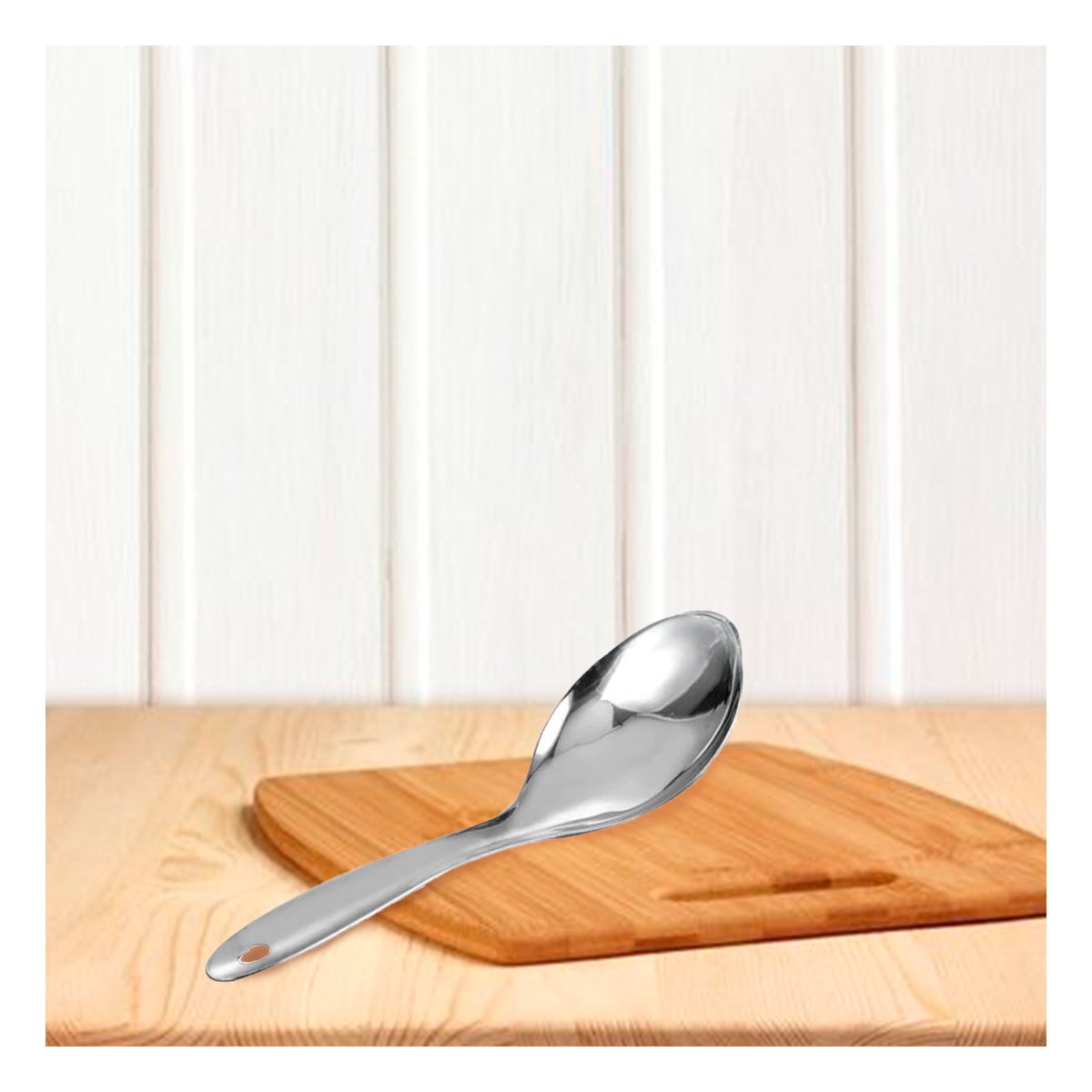 PACK4 UTENSILIO DE ACERO PLATEADO DE GRAN CALIDAD PARA MUCHA CARGA REAL Y+PAPEL REGALO - 2