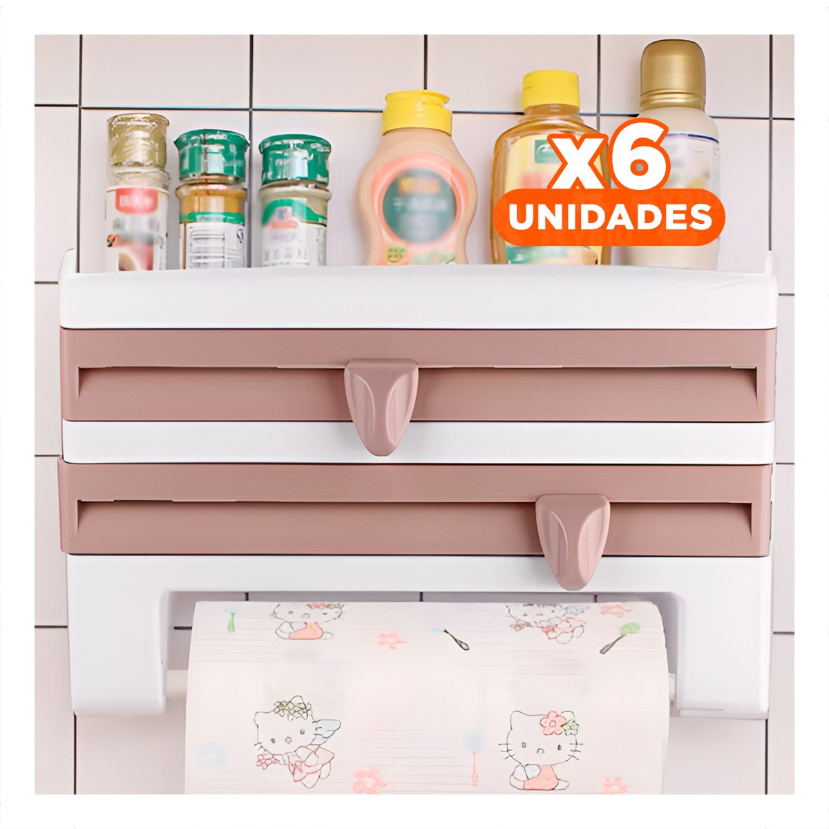 PACK6 ARTICULO DE ALUMINIO Y TOALLA BEIGE PARA FELICIDAD DE SUS HIJOS - 1