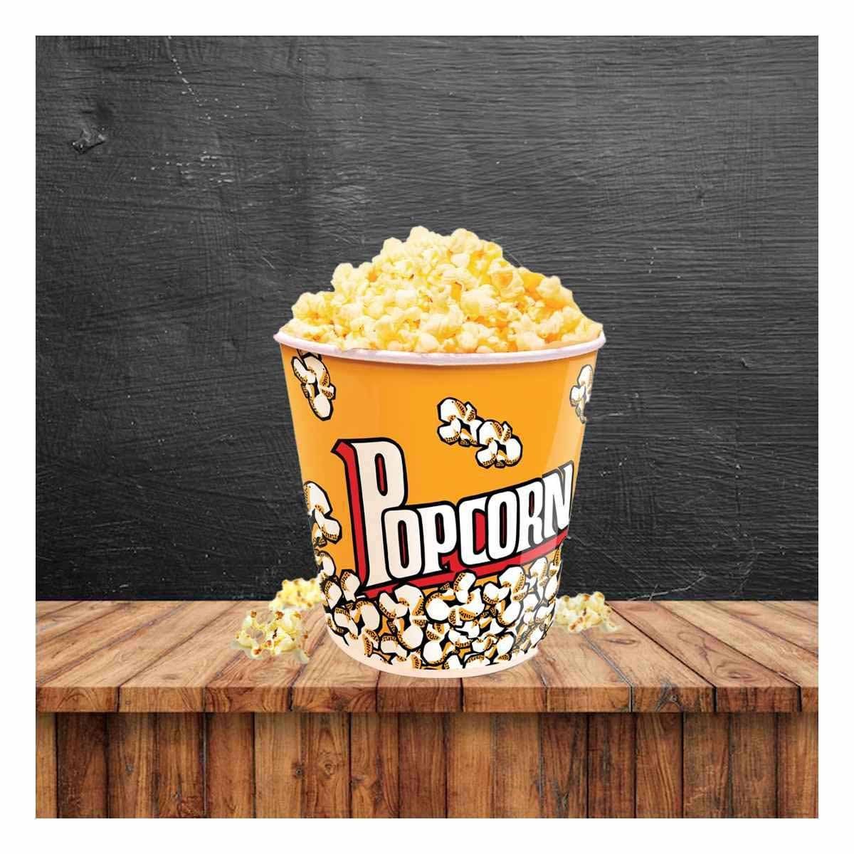 CUBETA VASO POPCORN AMARILLO 21X20CM PARA EL ORDEN EN SU VIVIENDA LINDA - 3
