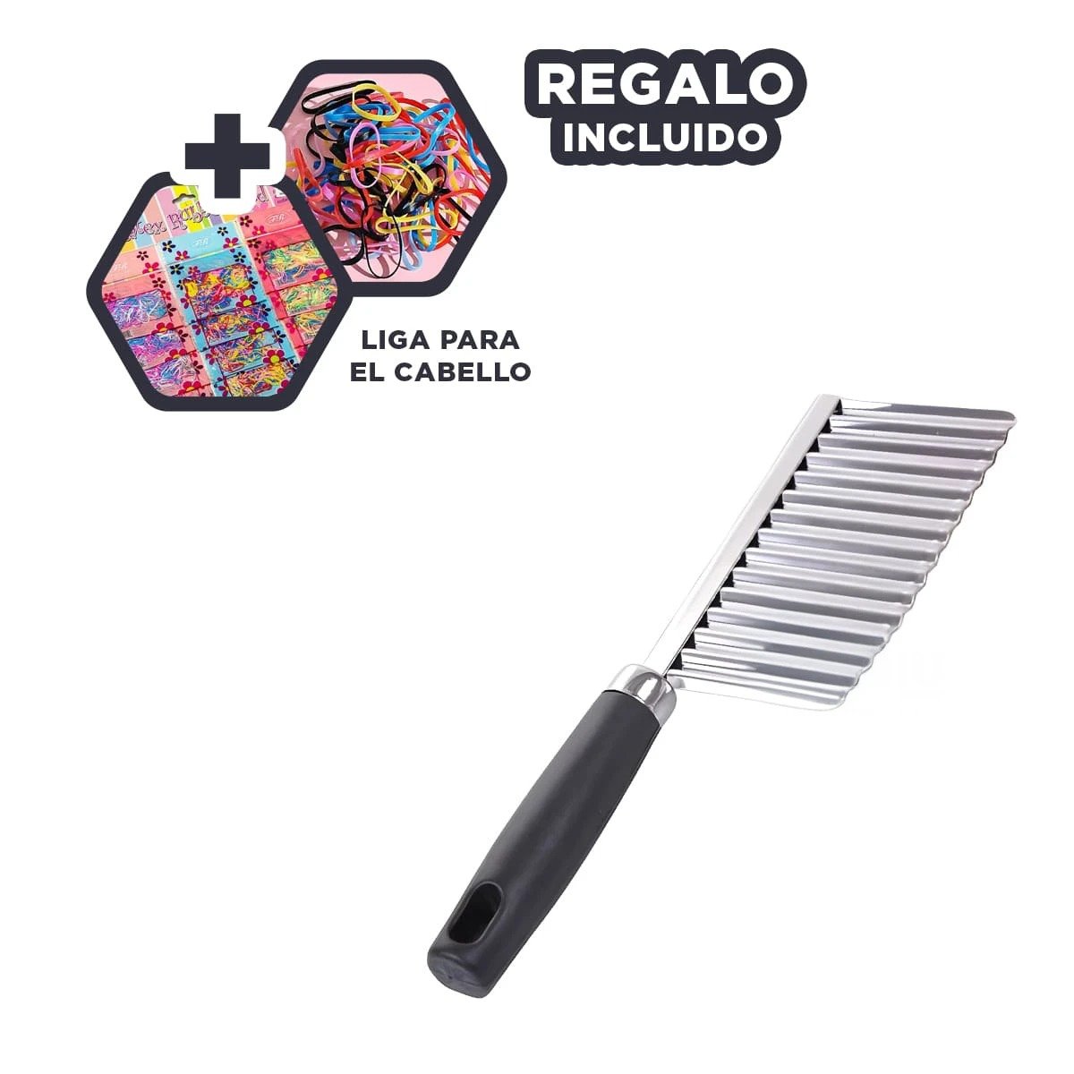 CUCHILLO MACHETE ONDAS PARA LA ESTETICA DE PLATOS MUY LINDOS Y+LIGAS REGALO - 2
