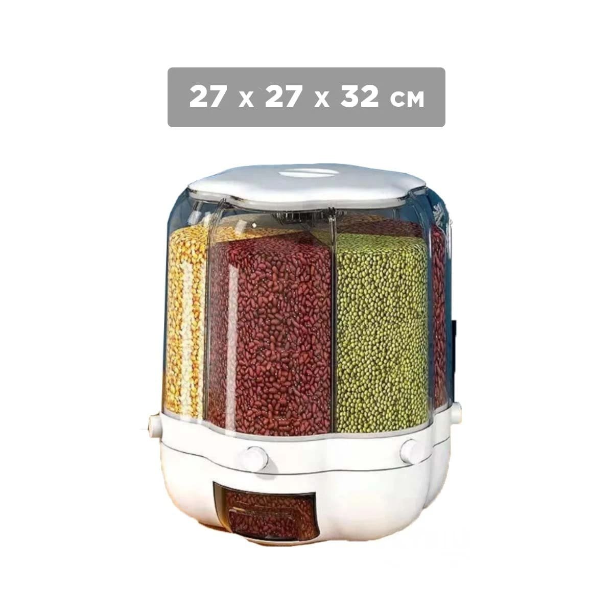 DISPENSADOR GIRATORIO BLANCO 9 KG PARA BRINDAR COMODIDAD EN CASA Y+POST IT - 4
