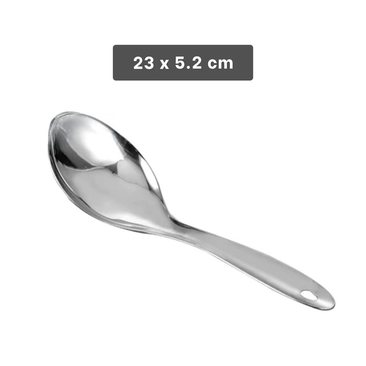 PACK12 HERRAMIENTA DE SOPA PLATEADO PARA ALMACENAMIENTO EN SU CASA REAL Y+PAPEL REGALO - 4