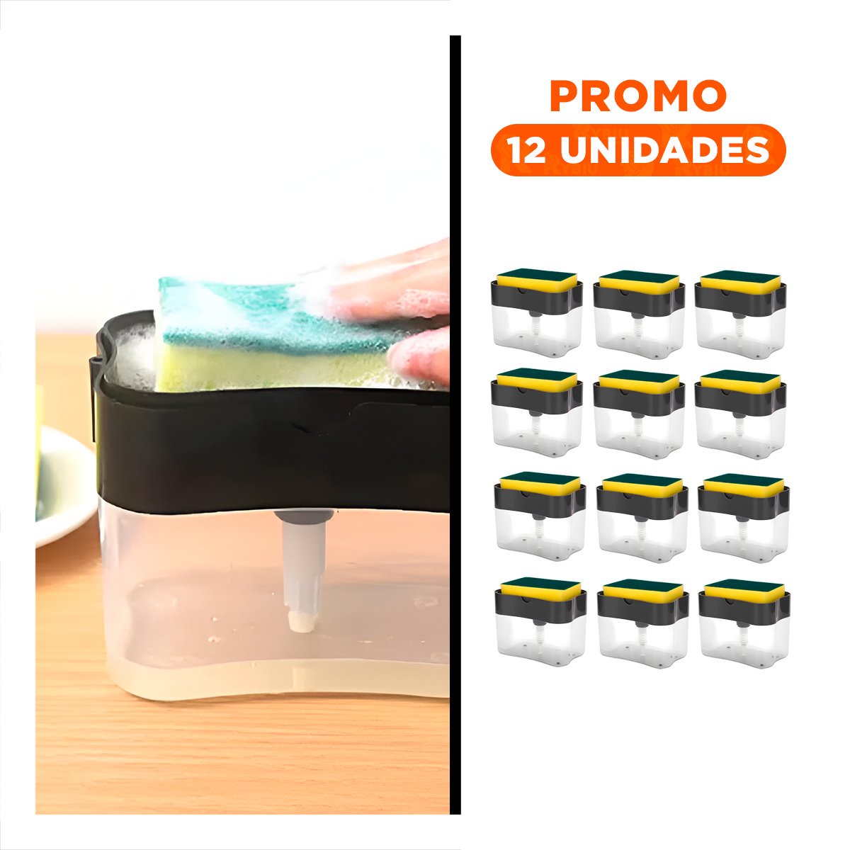 PACK12 ARTICULO DE LIMPIEZA NEGRO DE MARCA SEGURA PARA TODOS LOS PADRES - 1