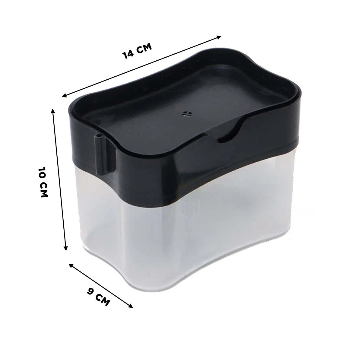DISPENSADOR DE JABON NEGRO PARA BRINDAR COMODIDAD EN SU CASA REAL Y+POST IT - 4