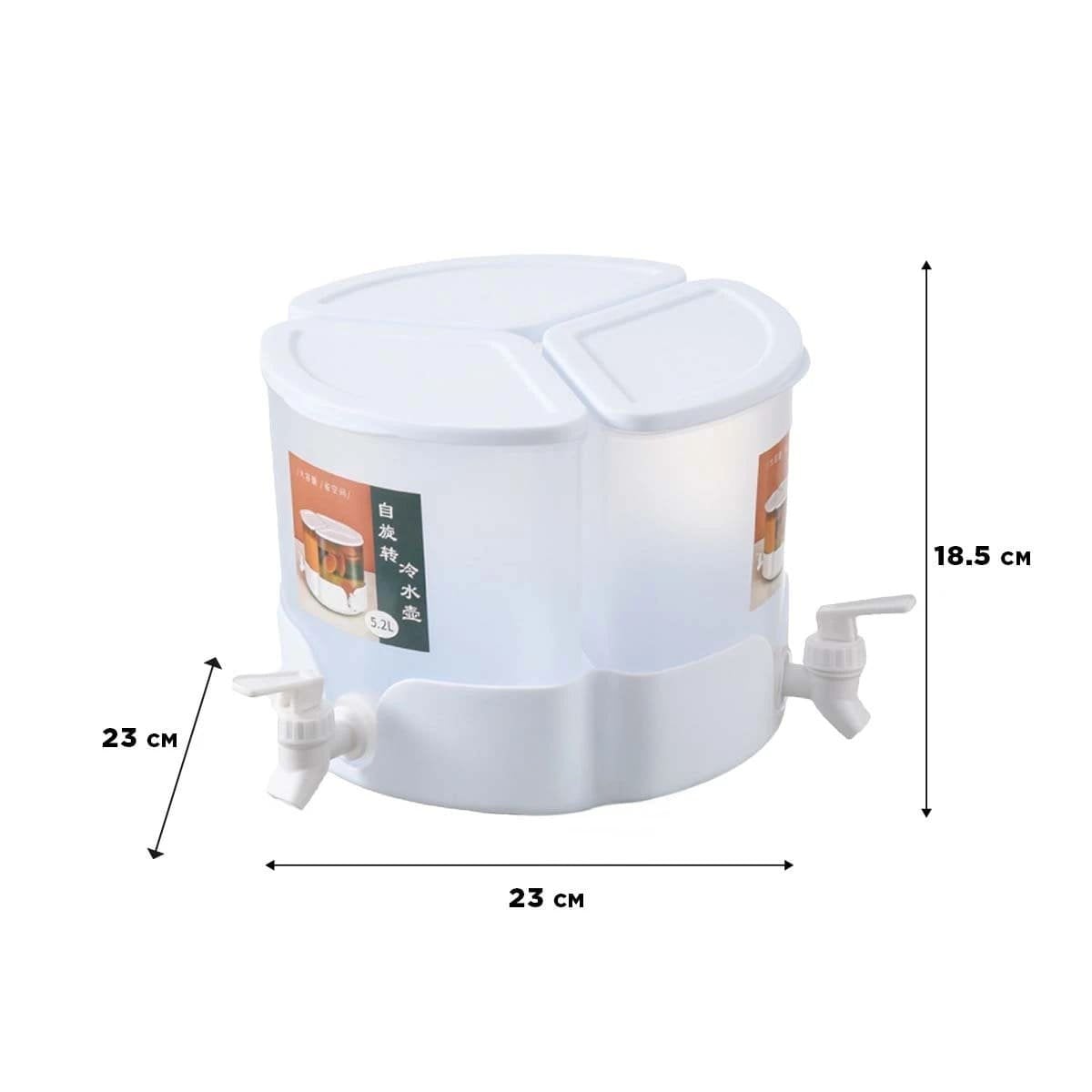 DISPENSADOR GIRATORIO BLANCO 3 TANQUES PARA LA GESTION EN FAMILIA Y+PAPEL REGALO - 4