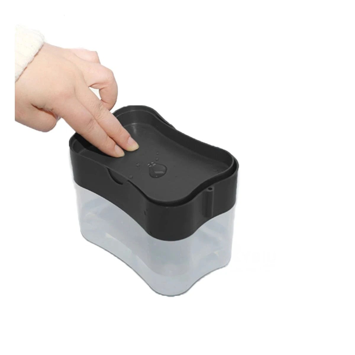 DISPENSADOR DE JABON NEGRO PARA LA UTILIDAD DE HIJOS SANOS LINDOS Y+LIGAS REGALO - 5