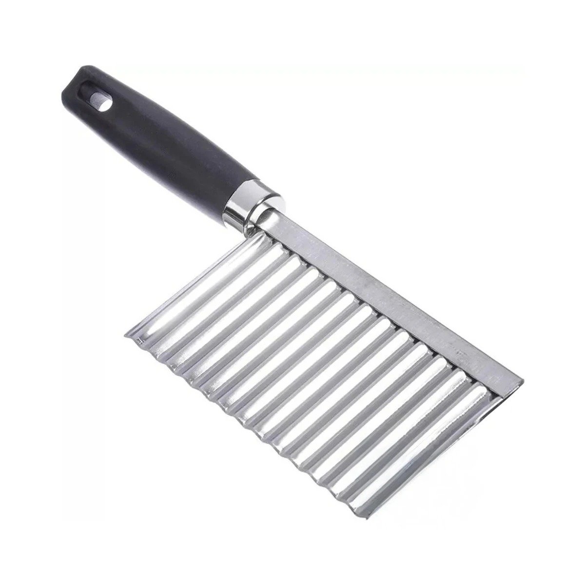 CUCHILLO MACHETE ONDAS DE ACERO FIRME PARA PAPAS CON ESTILO Y+REGALO STICKER - 1