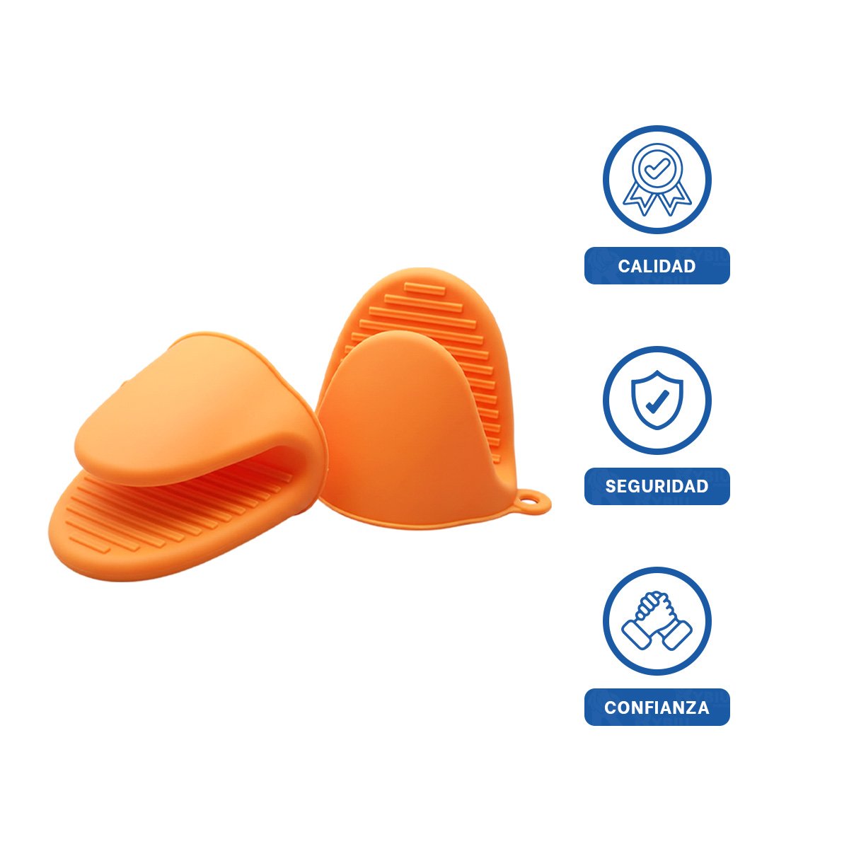 PACK6 PROTECCIONES CUBIERTAS DE SILICONA NARANJA PARA PREPARAR 7,3X9,5CM Y+REGALO STICKER - 2
