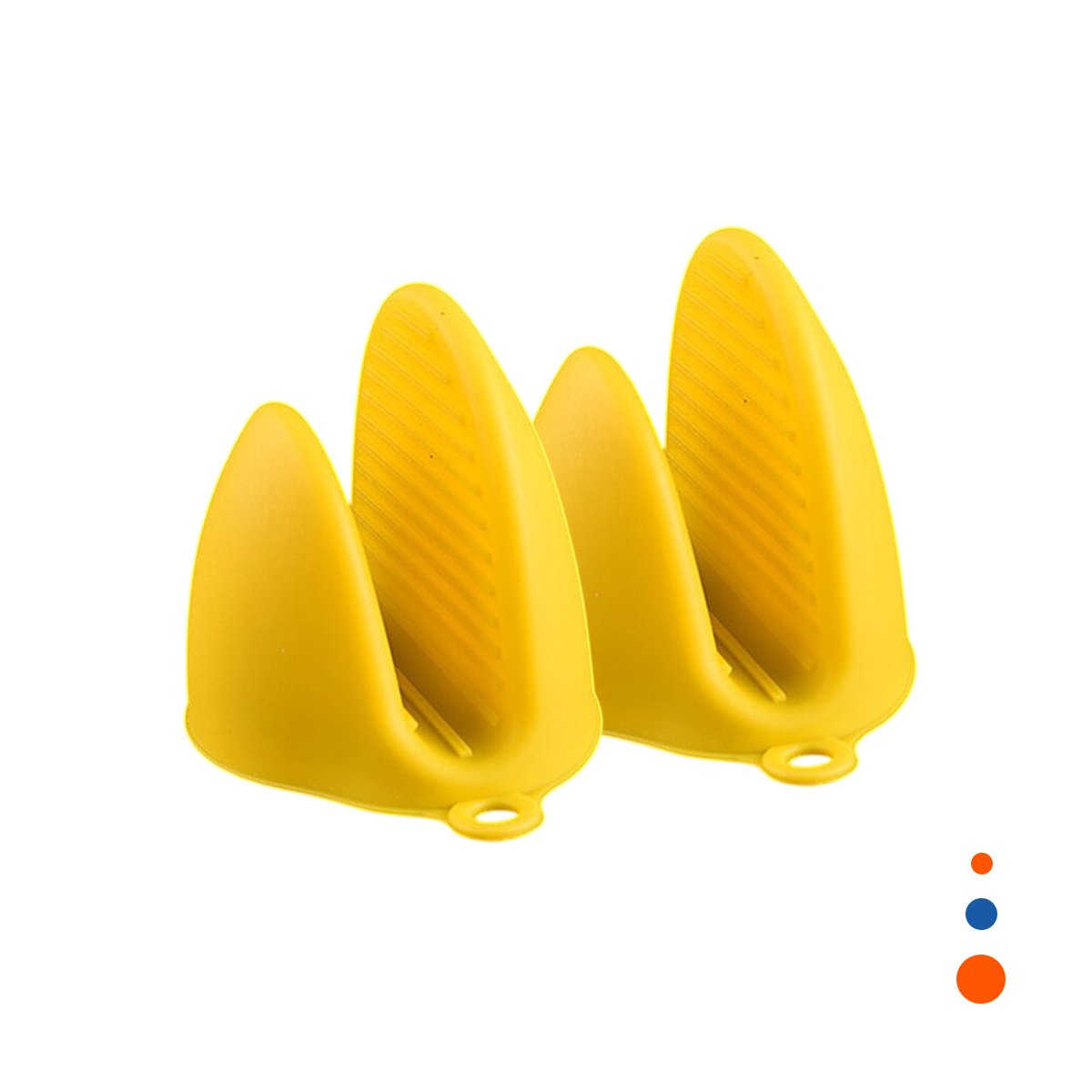 PACK6 PROTECCIONES CUBIERTAS DE SILICONA AMARILLO PARA PREPARAR 7,3X9,5CM Y+REGALO STICKER - 2