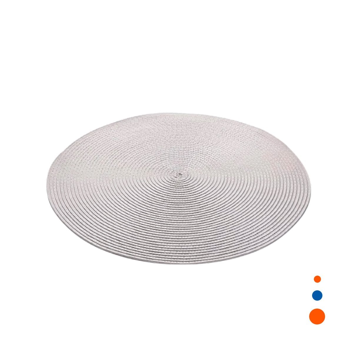 PACK2 MANTEL DECORATIVO CIRCULAR BOHO PLOMO PARA HOGAR Y CASA Y+REGALO STICKER - 2