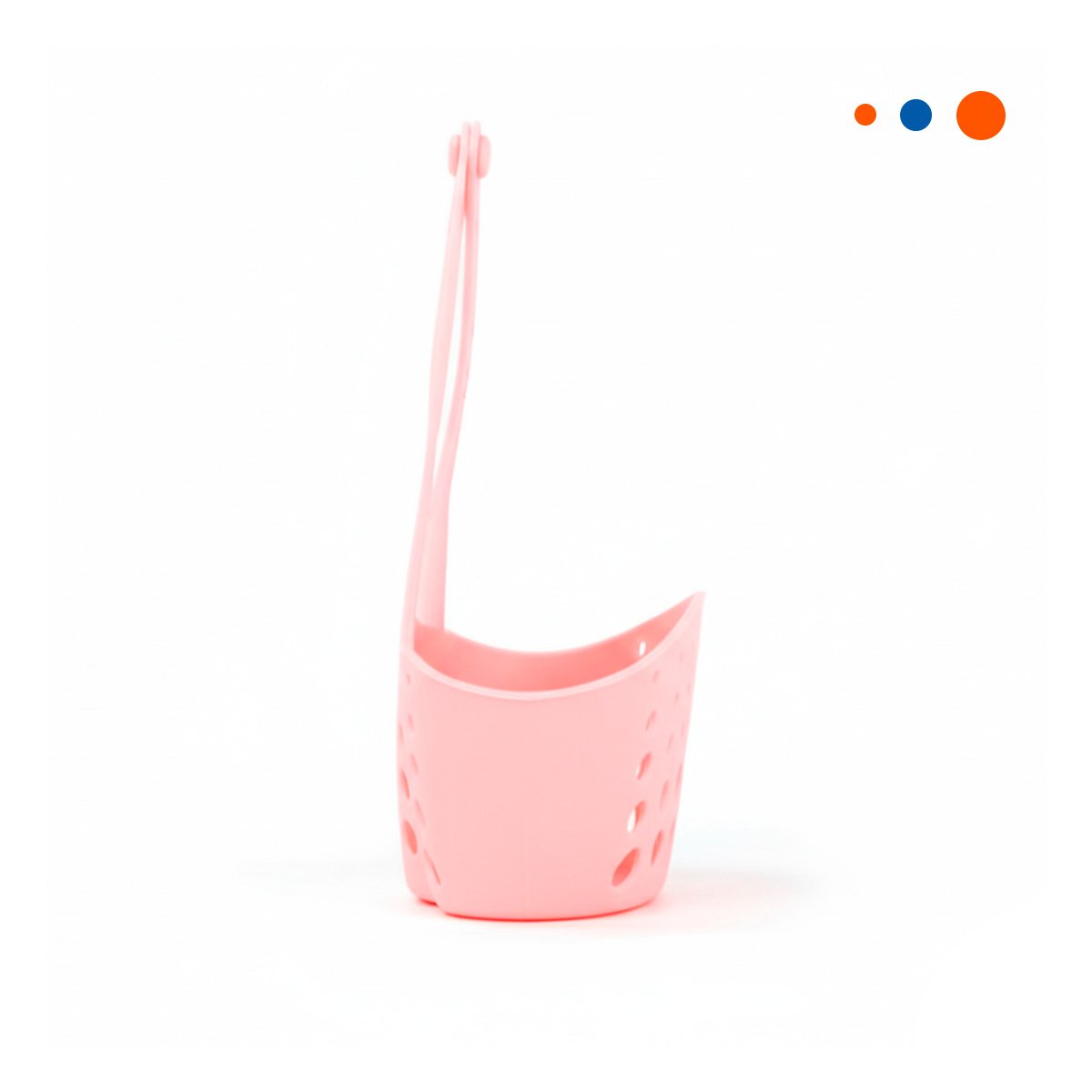 PACK12 PORTAOBJETOS COLGANTE ROSADO COMPACTO Y FACIL DE INSTALAR 19X15CM Y+REGALO STICKER - 2