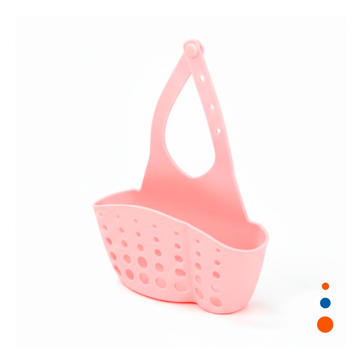 PACK6 CONTENEDOR COLGANTE DECORATIVO ROSADO PARA BANO Y LAVANDERIA 19X15CM Y+REGALO STICKER - 2