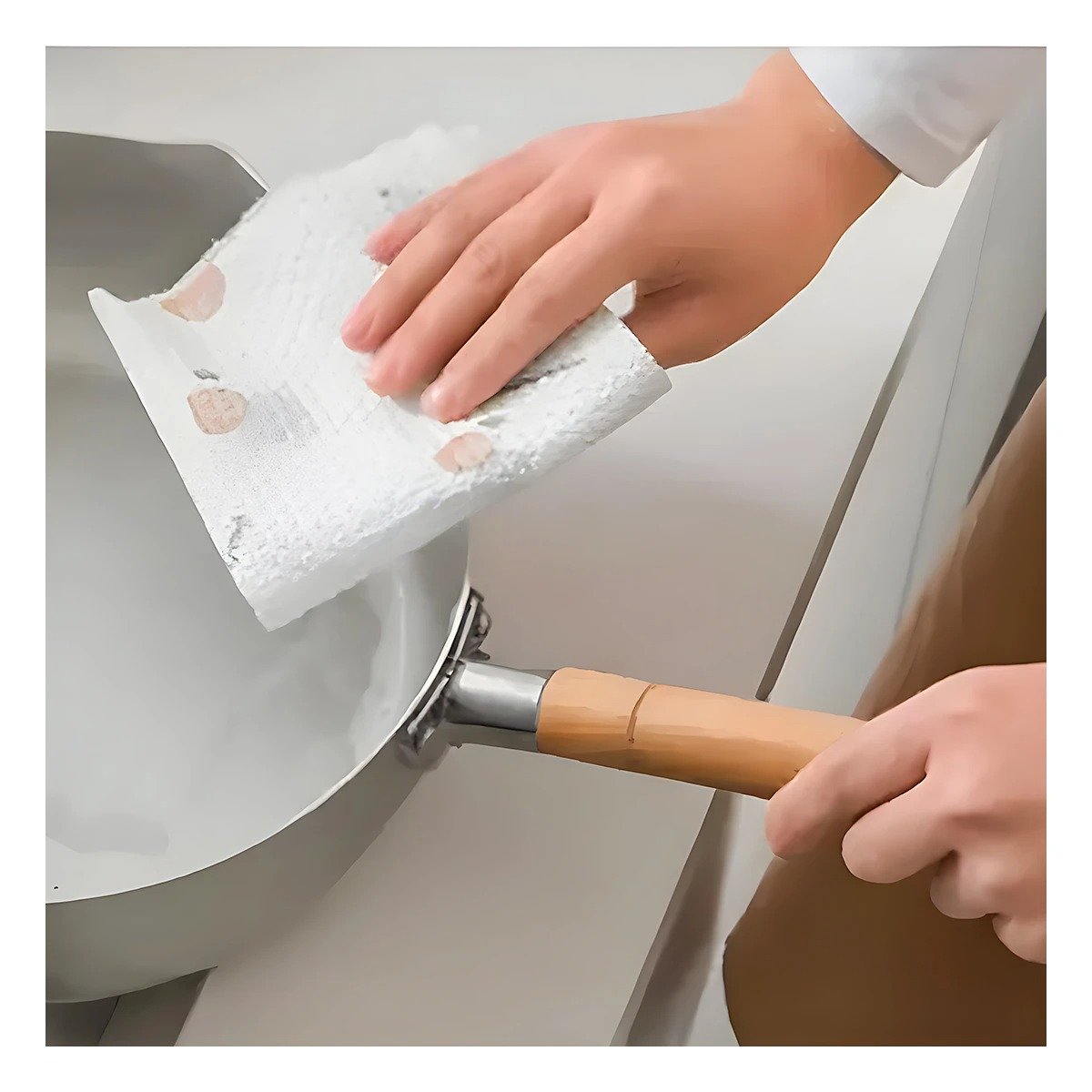 ROLLO ABSORVENTE DE PAPEL TOALLA COLOR BLANCO CON DIBUJOS DOBLE CAPA HOGAR Y+PAPEL REGALO - 2