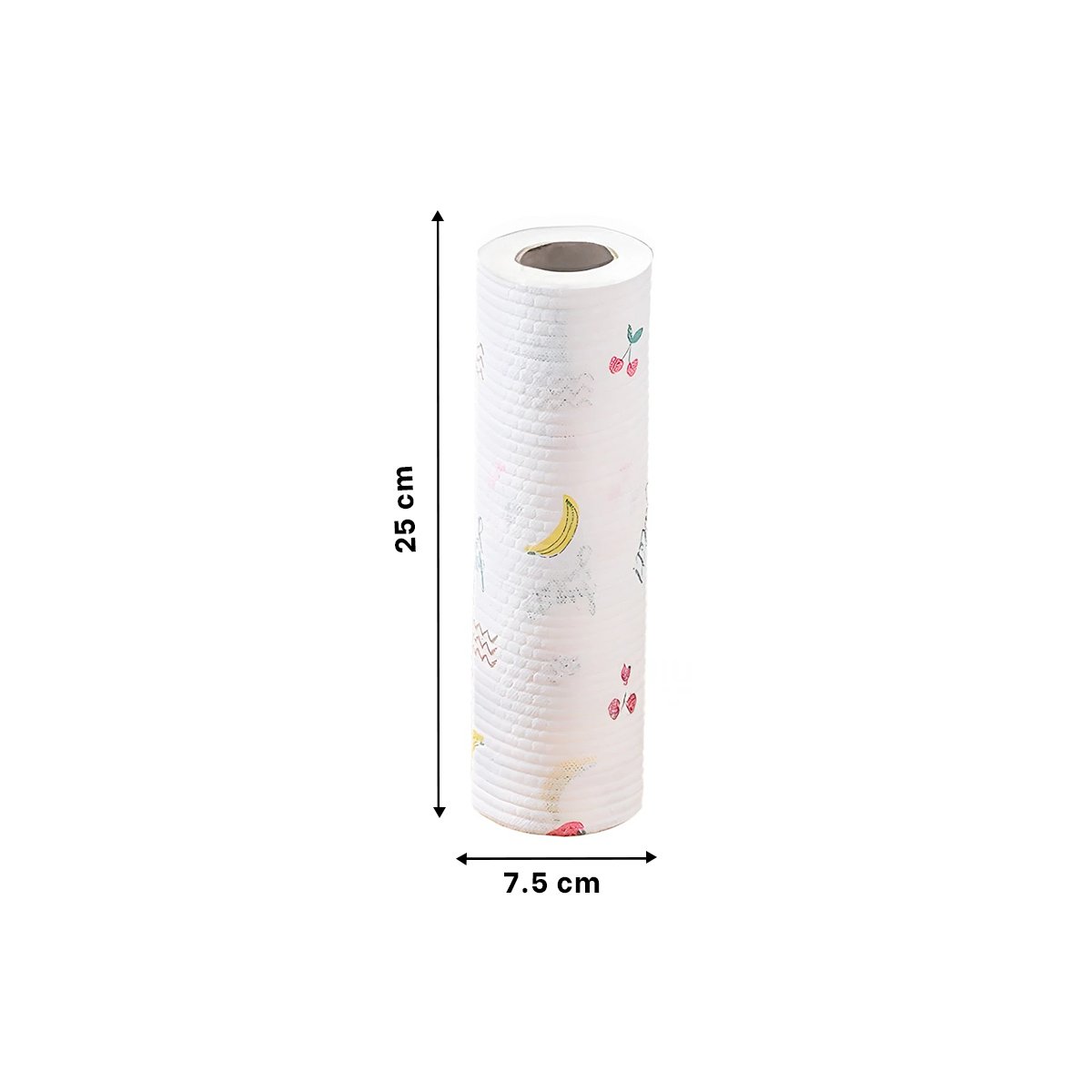 ROLLO ABSORVENTE DE PAPEL TOALLA COLOR BLANCO CON DIBUJOS DOBLE CAPA HOGAR Y+PAPEL REGALO - 4