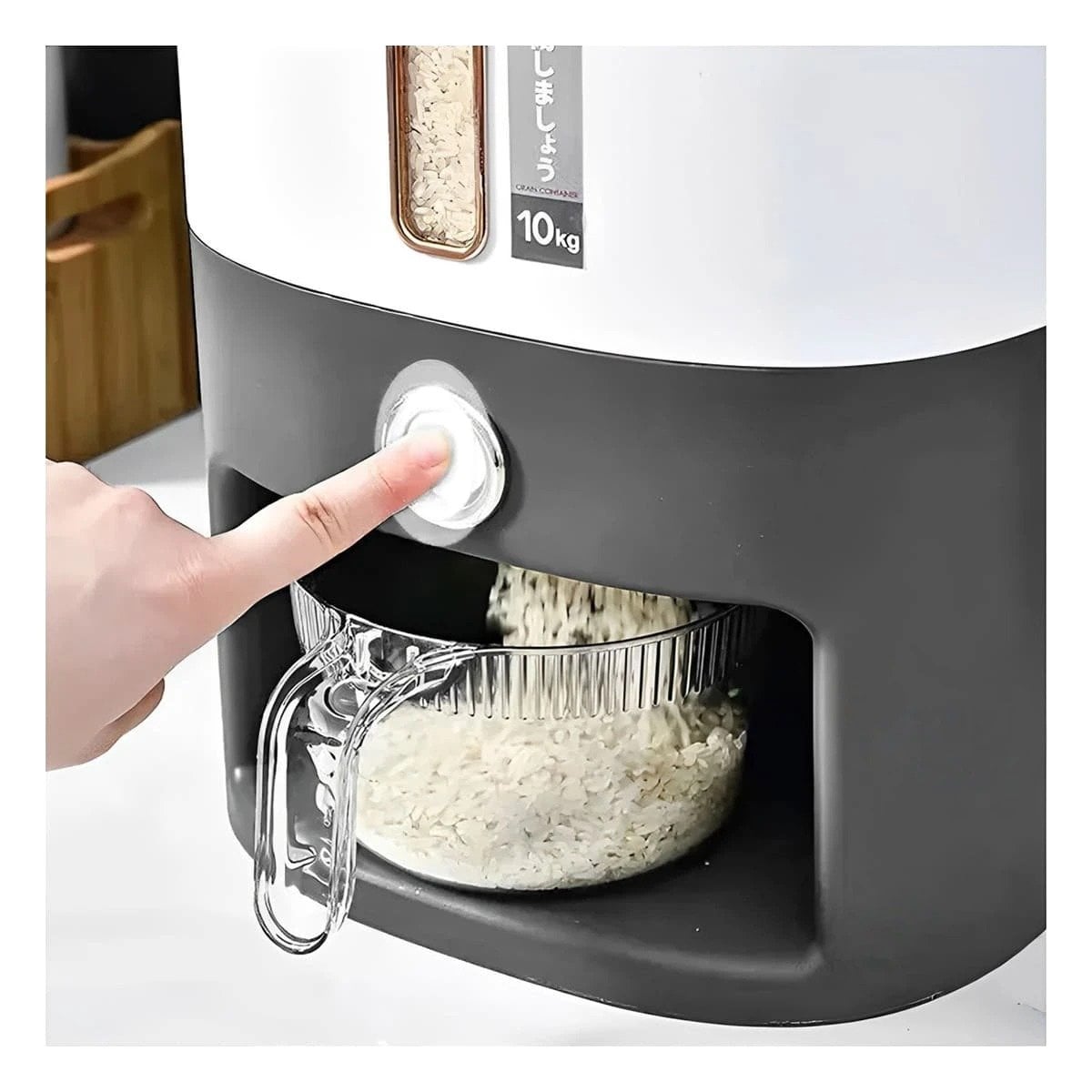 PACK4 EXPENDEDOR 10KG DE MENESTRAS Y ARROZ PLOMO CON BLANCO Y+PAPEL REGALO - 2