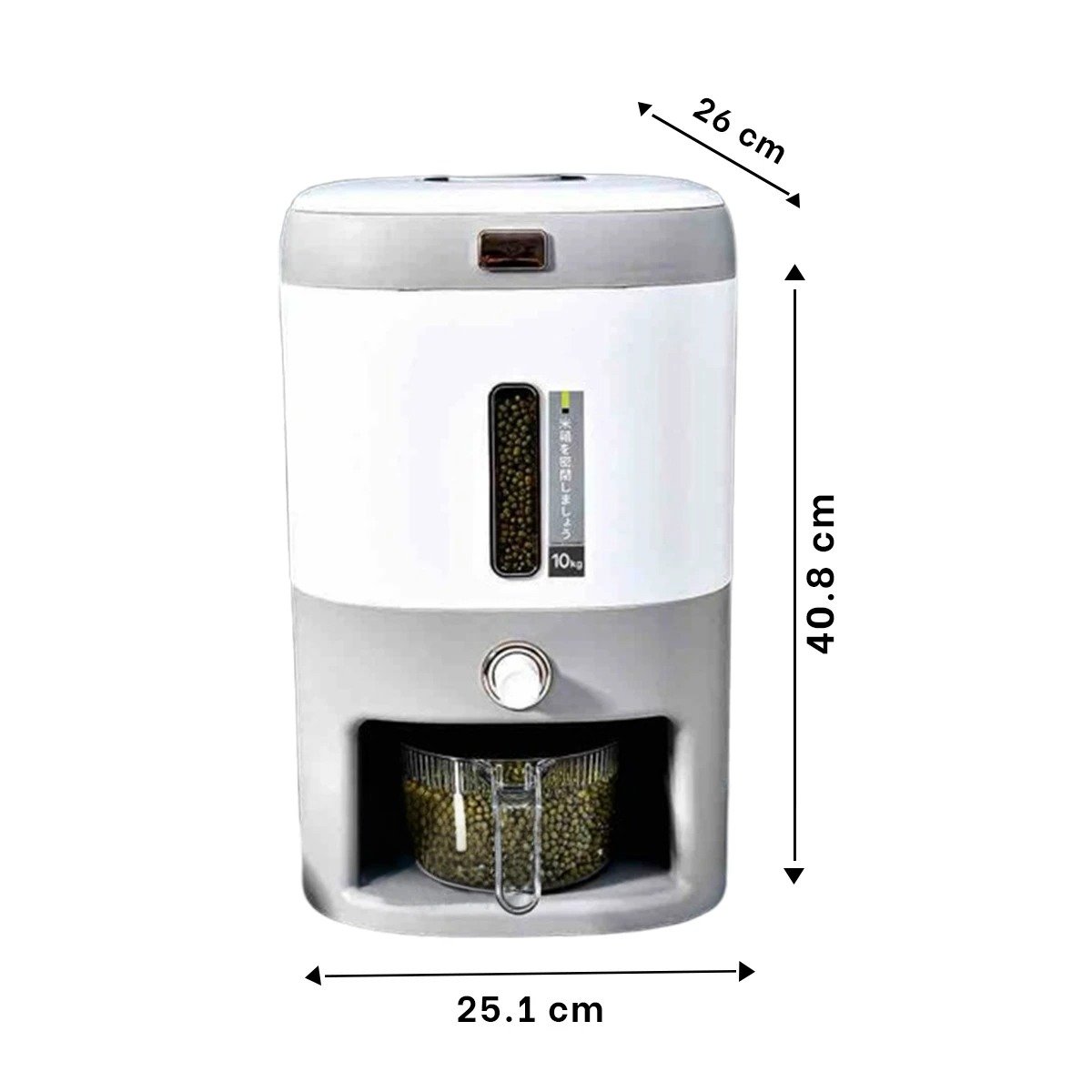 PACK4 MODULADOR DE ARROZ Y MENESTRAS 10KG PLOMO CON BLANCO Y+REGALO STICKER - 4