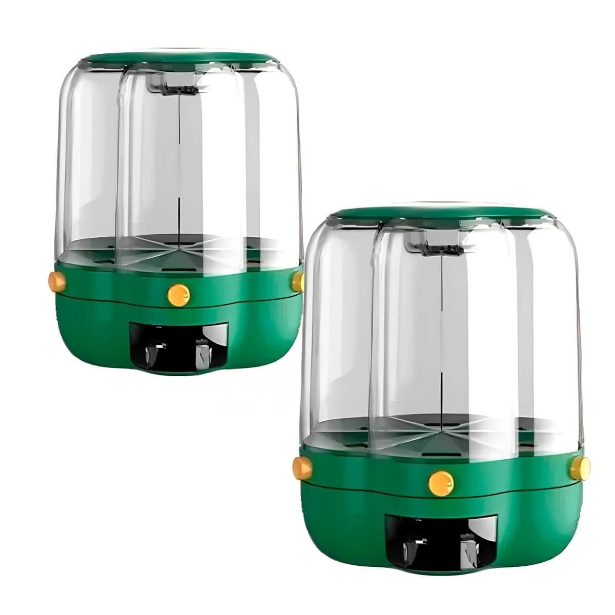 PACK2 ORGANIZADOR DE GRANOS VERDE 9 KG PARA FOMENTAR ESPACIO CON ORDEN Y+REGALO STICKER - 2