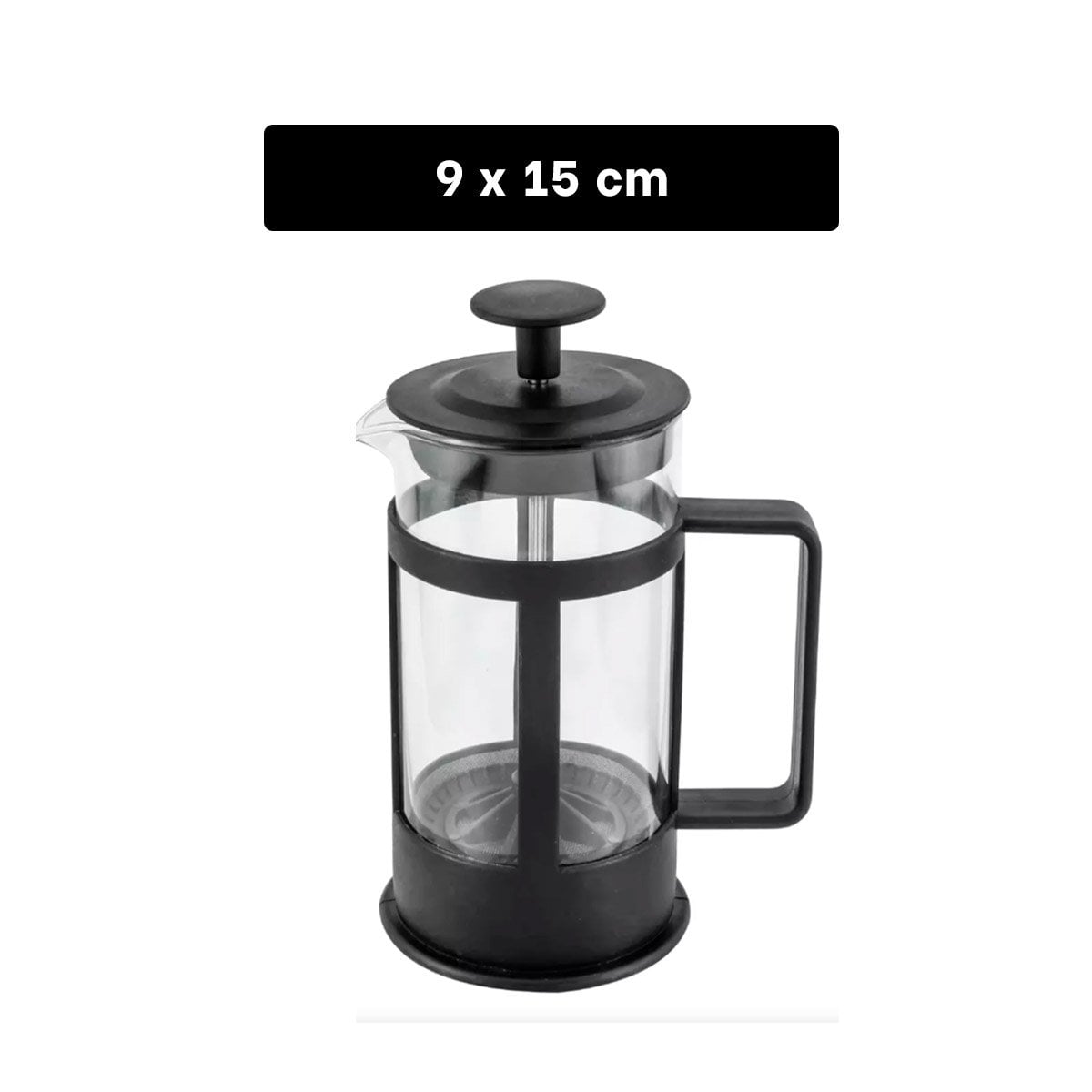 CAFETERA ELEGANTE PRENSA FRANCESA VERTICAL PARA CAFE Y TE NEGRO 600ML YLIGAS REGALO - 4