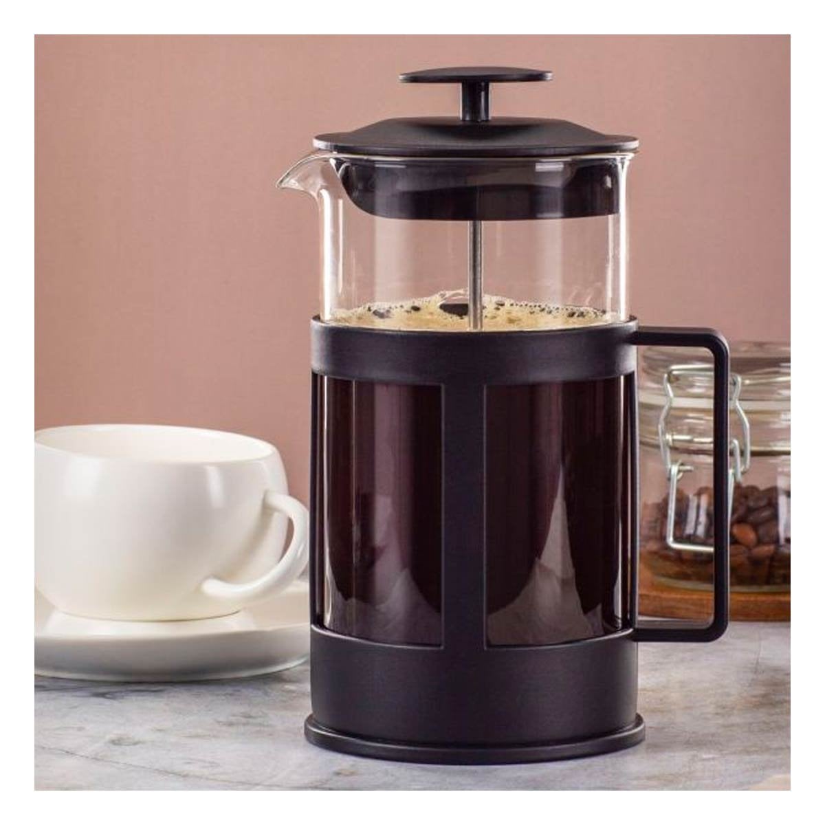PACK6 MAQUINA DE CAFE MANUAL VERTICAL PARA PREPARAR CAFE Y TE NEGRO 600ML - 2