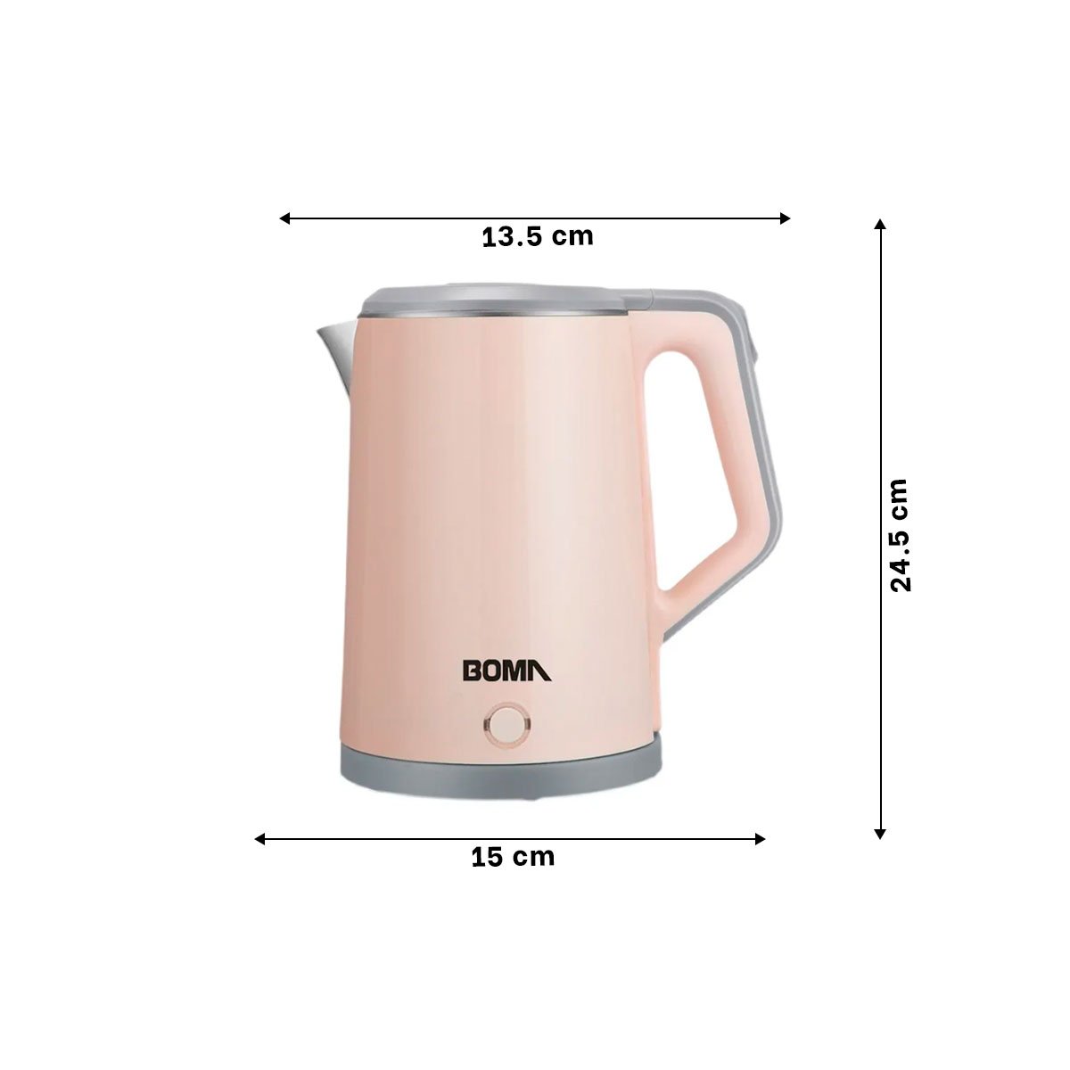 HERVIDOR ELECTRICO DE GRAN CAPACIDAD PARA TODA LA FAMILIA 2,3L MELON YPAPEL REGALO - 4