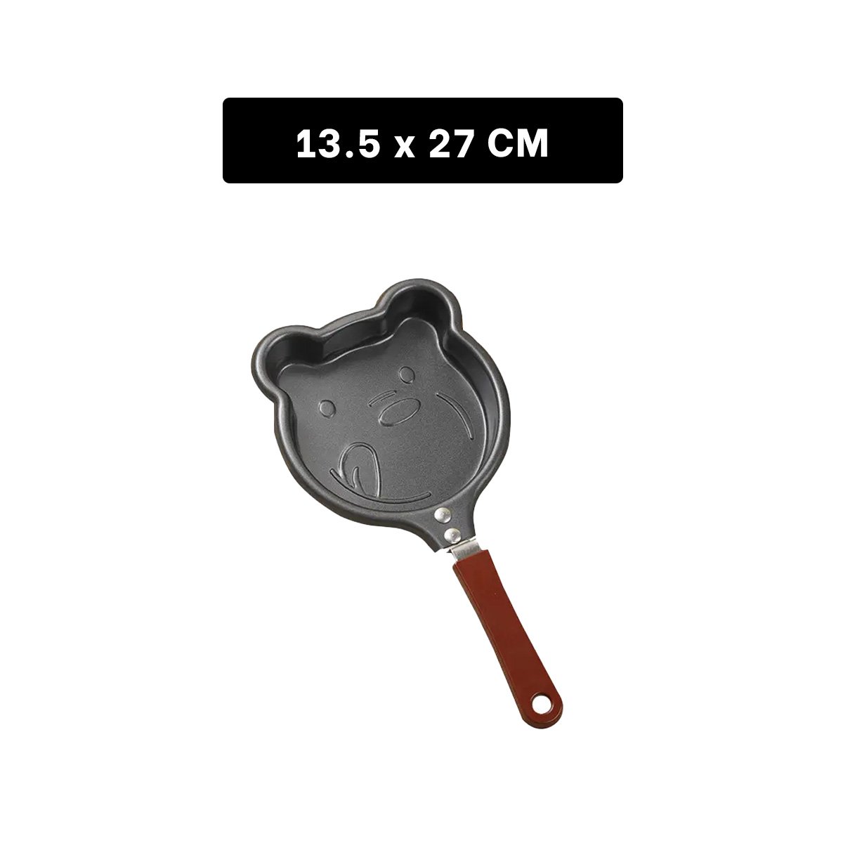 PACK4 OLLA PEQUEÑA CABEZA DE OSO PLOMO COMODO Y RESISTENTE COCINAR SNACKS Y+REGALO STICKER - 4