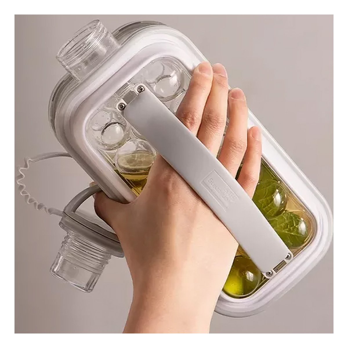 PACK12 CONTENEDOR EN BOTELLA PARA ORGANIZAR HIELO Y SERVIR BEBIDAS GRIS - 3