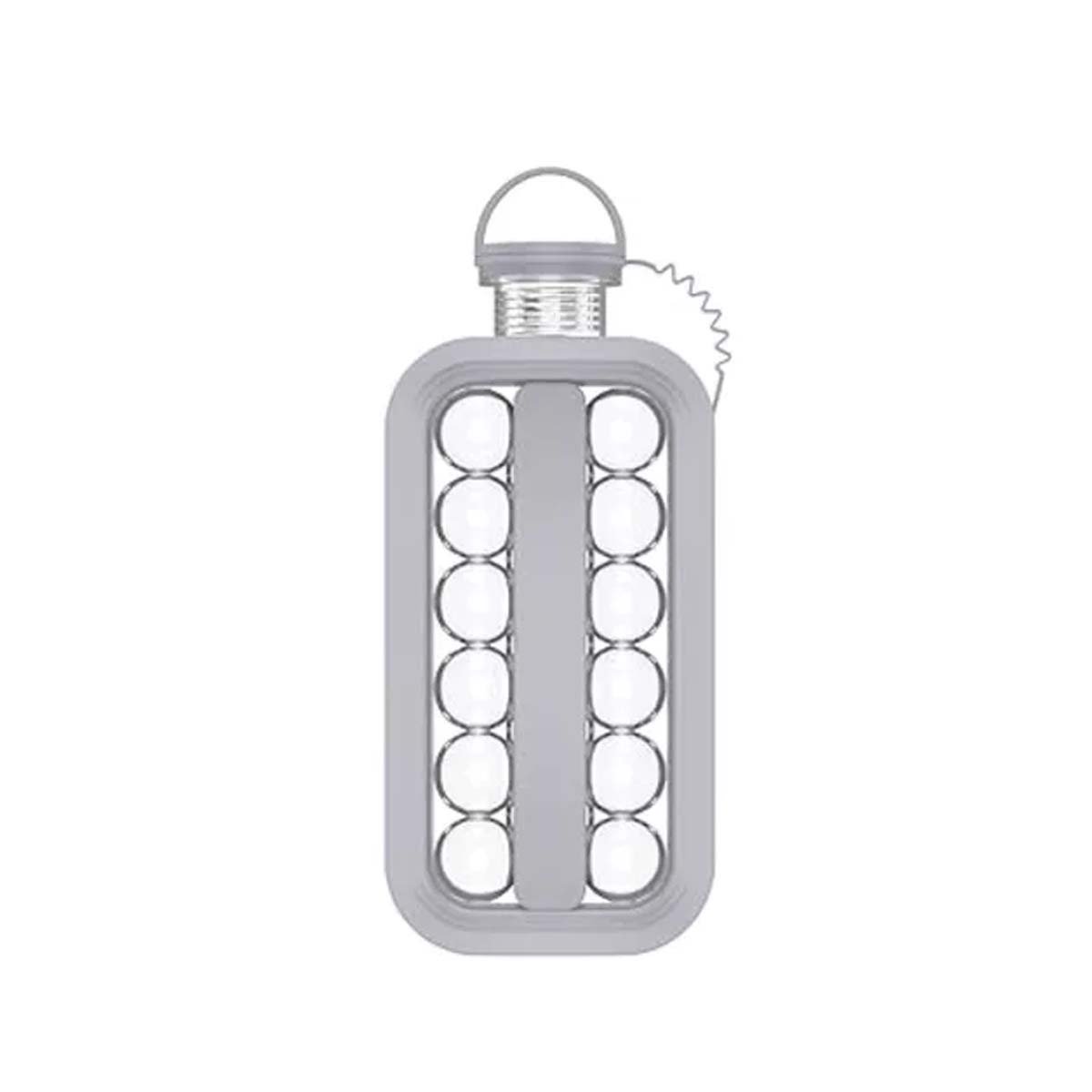 PACK4 ENVASE EN BOTELLA PARA CREAR CUBOS DE HIELO Y MANTENER BEBIDAS GRIS YPAPEL REGALO - 3