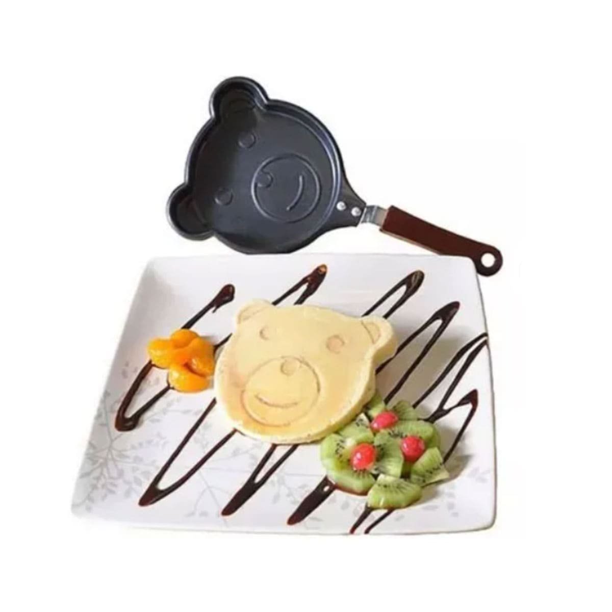 SARTEN CABEZA DE OSO PLOMO DURADERO Y RESISTENTE COCINAR COMIDAS Y+LIGAS REGALO - 5