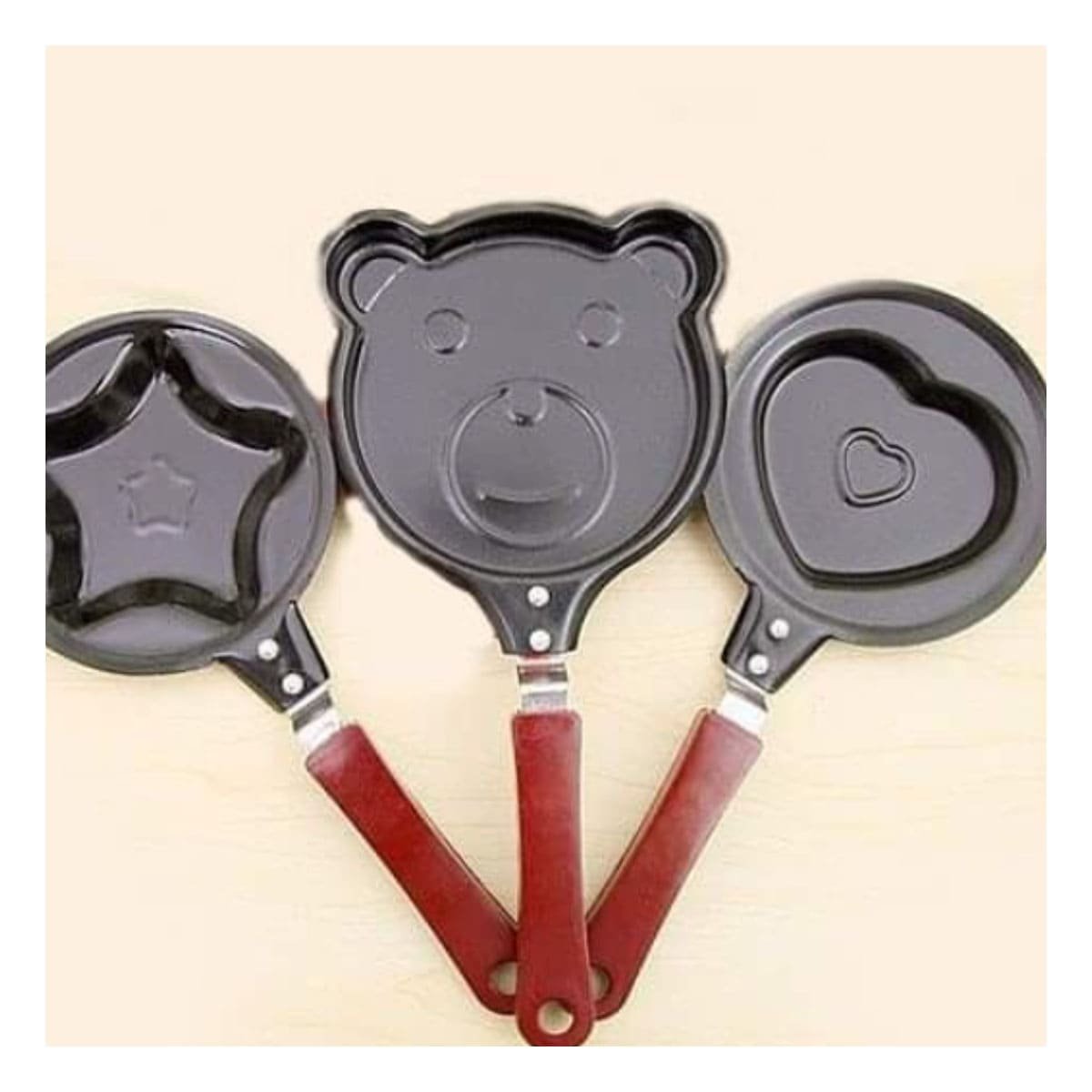 SARTEN CABEZA DE OSO PLOMO COMODO Y FACIL DE USAR COCINAR INGREDIENTES Y+REGALO STICKER - 3