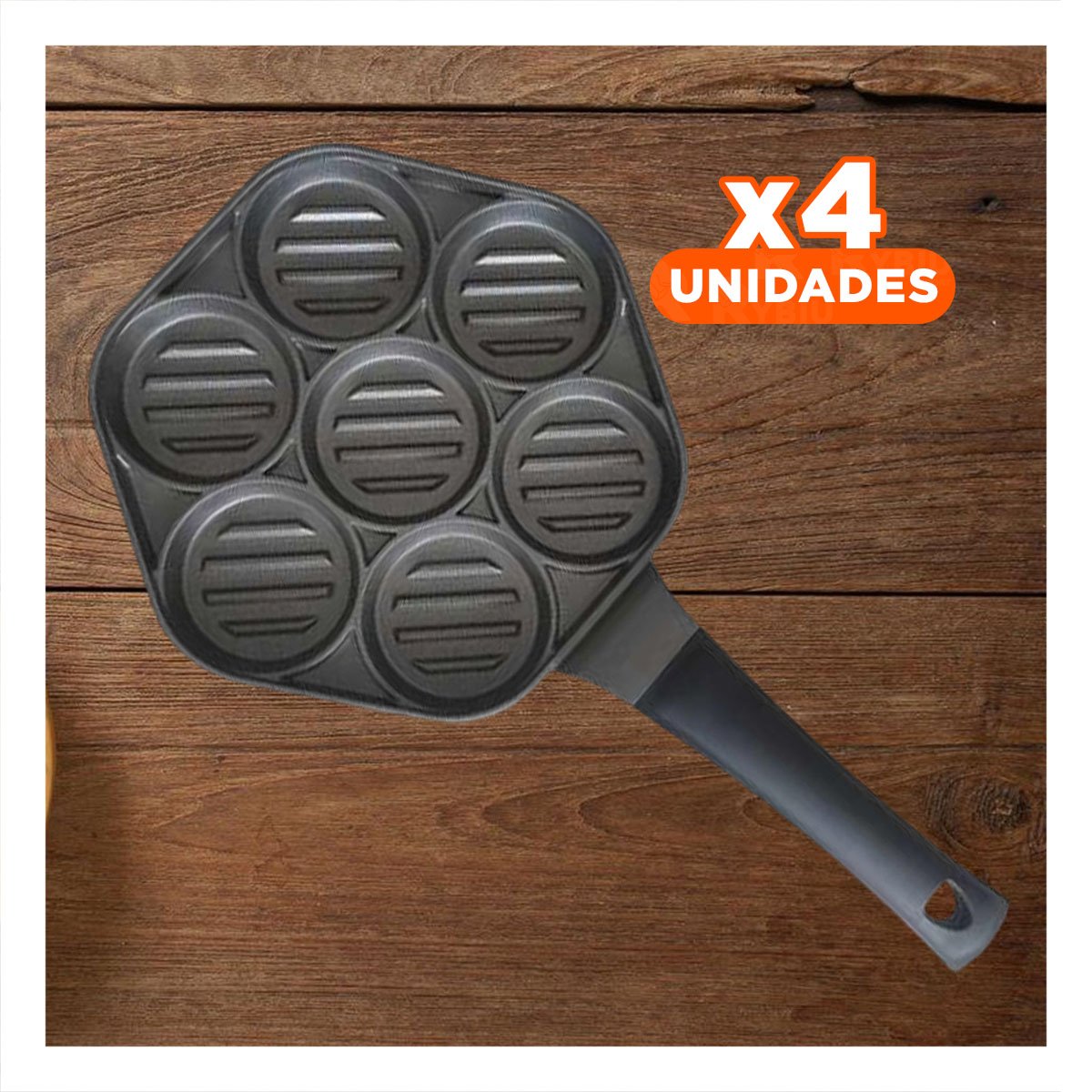 PACK4 PARRILLA PARA CARNES Y VERDURAS A LA PLANCHA PERFECTA NEGRO YREGALO STICKER - 1