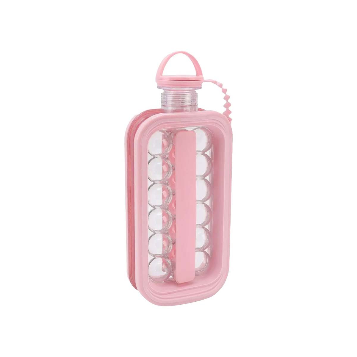 HIELERA PARA ORGANIZAR CUBOS DE HIELO Y MANTENER BEBIDAS FRIAS ROSADO YLIGAS REGALO - 5