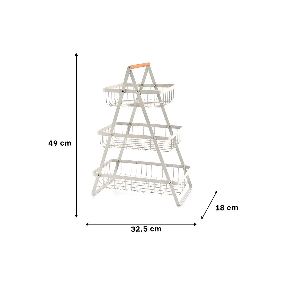 PACK6 ESTANTE TRIANGULAR 3 NIVELES BLANCO COMODO Y RESISTENTE Y+REGALO STICKER - 4