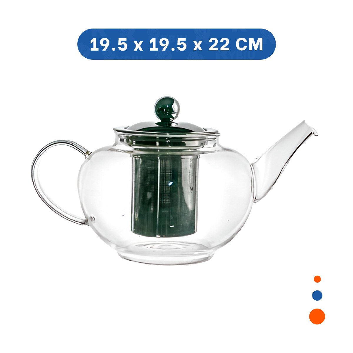 PACK4 JARRA DE COLOR TRANSPARENTE 800ML PARA MESA EN BOROSILICATO Y ACERO YPAPEL REGALO - 4