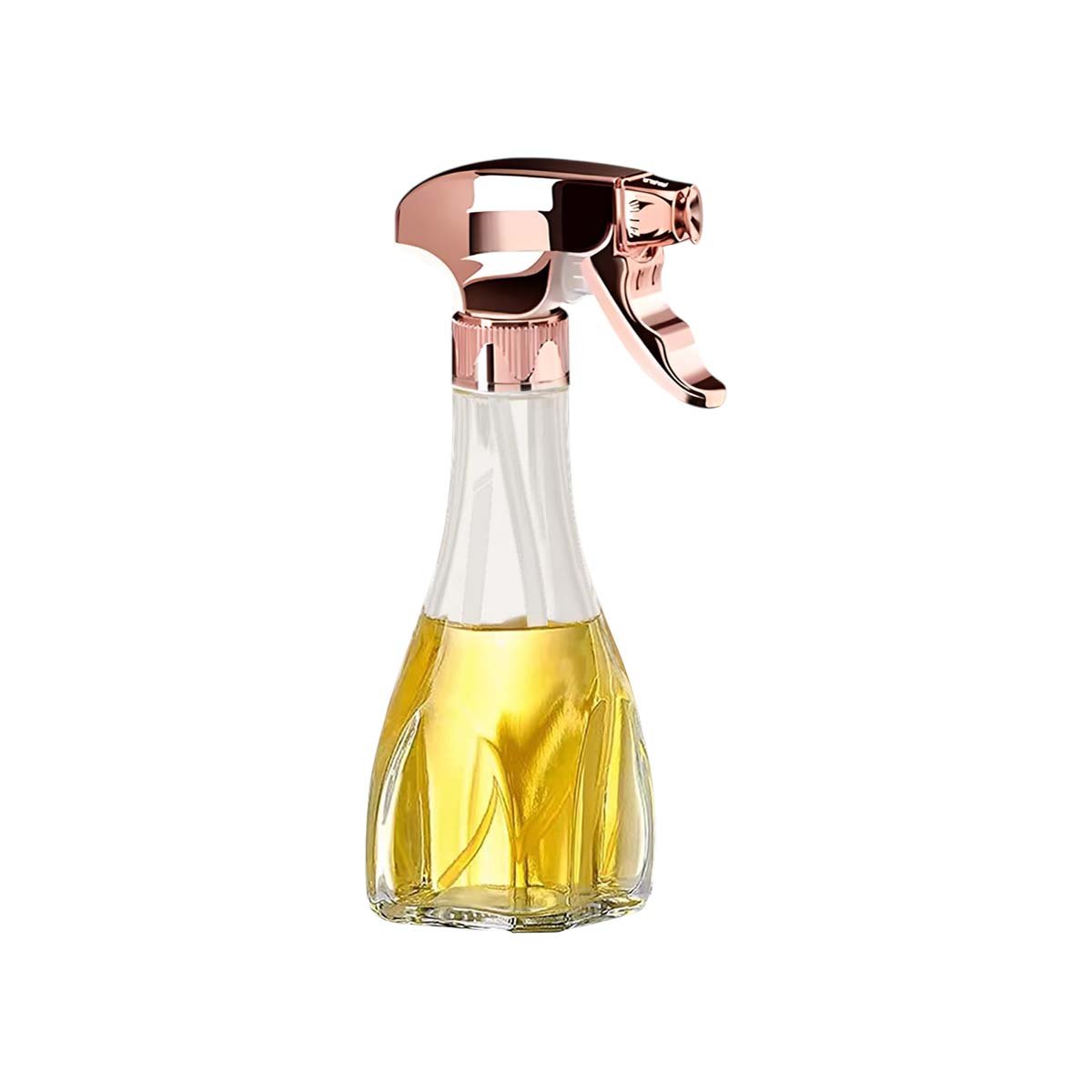 PACK6 RECIPIENTE DE ACEITE SPRAY 240ML ORO ROSA COMODO Y PRACTICO YREGALO STICKER - 2