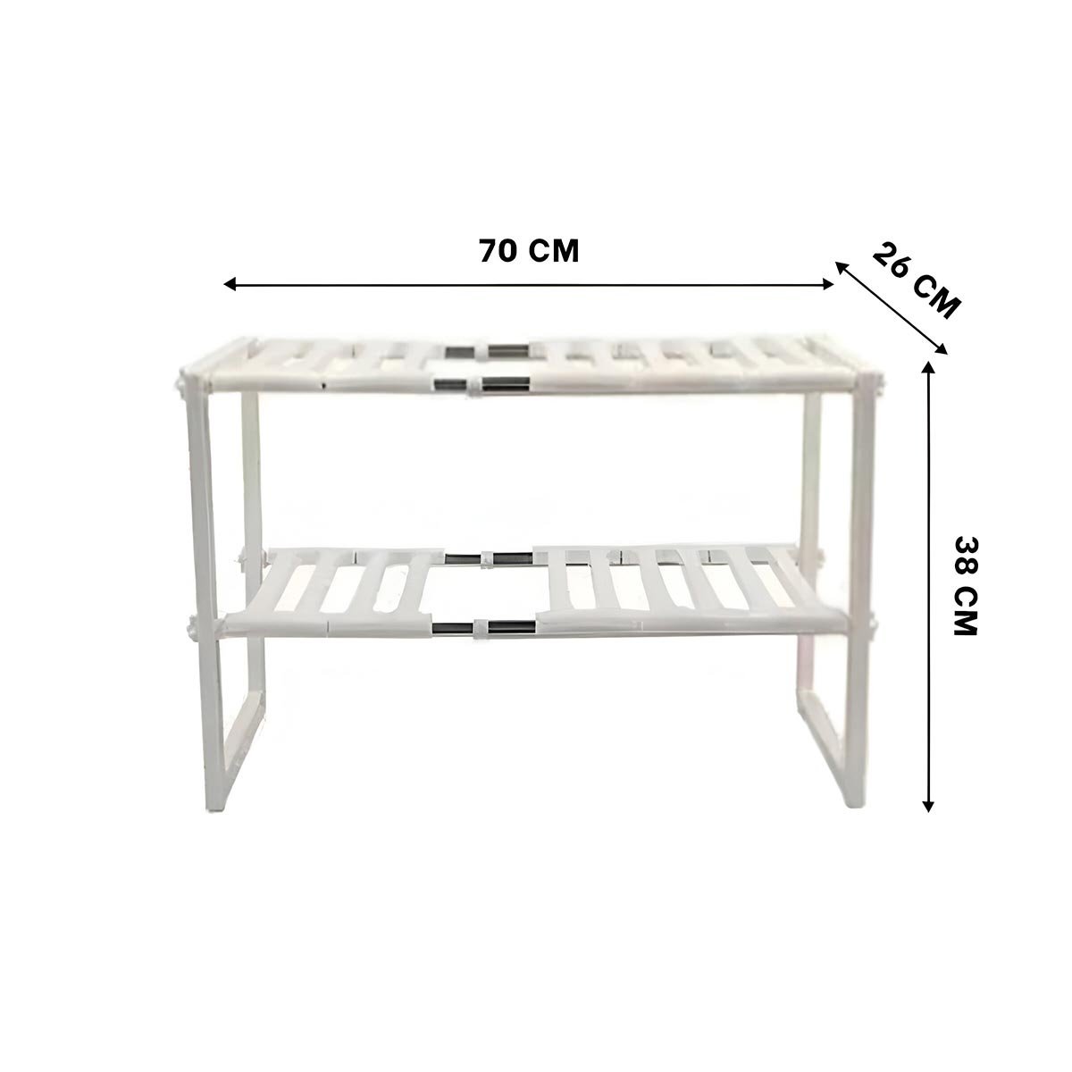 PACK12 ESTRUCTURA DE APOYO BLANCO CON FIRMEZA PARA TODA SU VAJILLA Y+PAPEL REGALO - 4