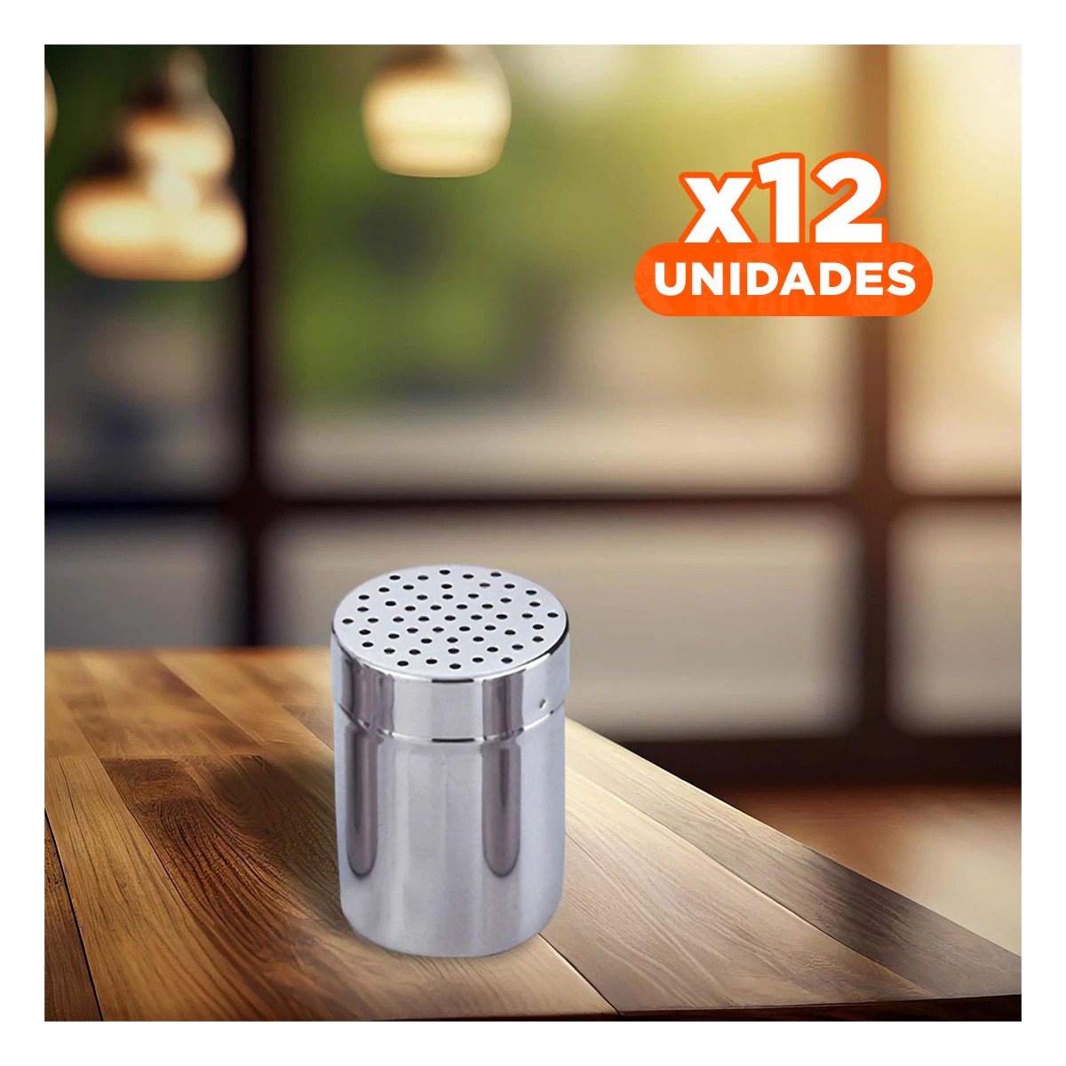 PACK12 DISPENSADOR CLASICO DE METAL CON DIMENSION 6.5CMX6.5CMX9 CM Y+PAPEL REGALO - 1