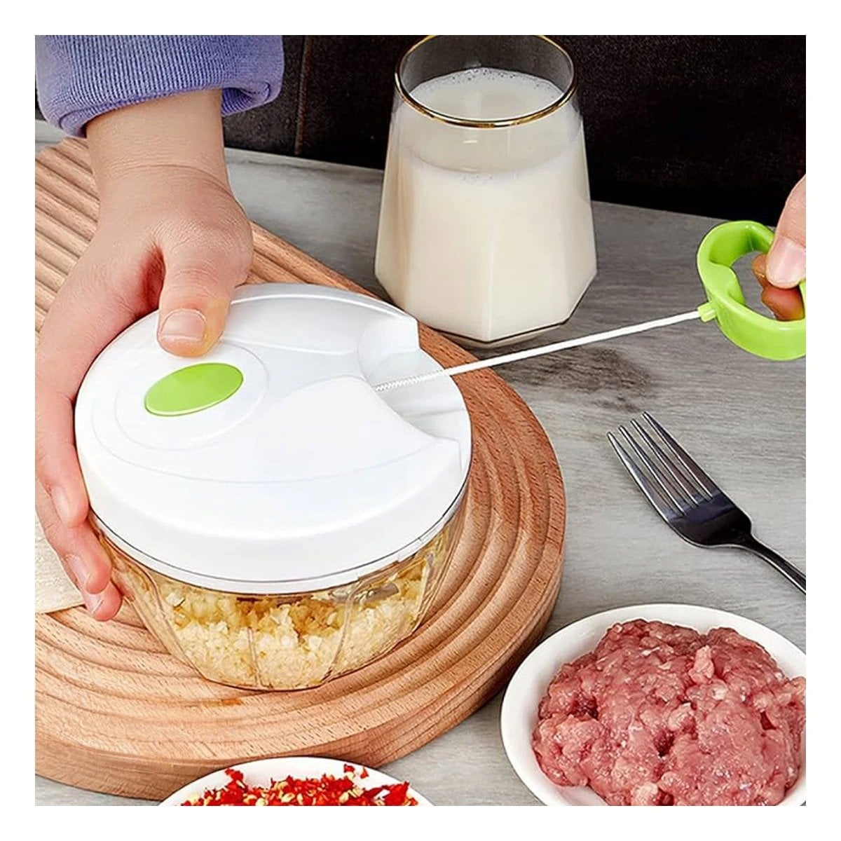 PICATODO CON CUERPO DE ACRILICO DURABLE Y PITA INTEGRADA CON TAPA BLANCA SEGURA Y+PAPEL REGALO - 1