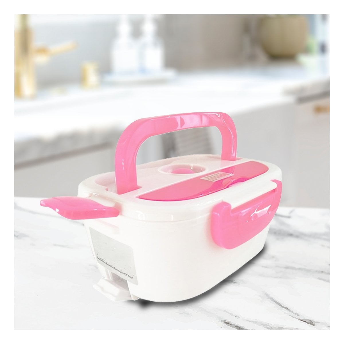 TAPER CALENTADOR ELECTRICO COMPACTO PARA MANTENER COMIDA CALIENTE ROSADO - 1