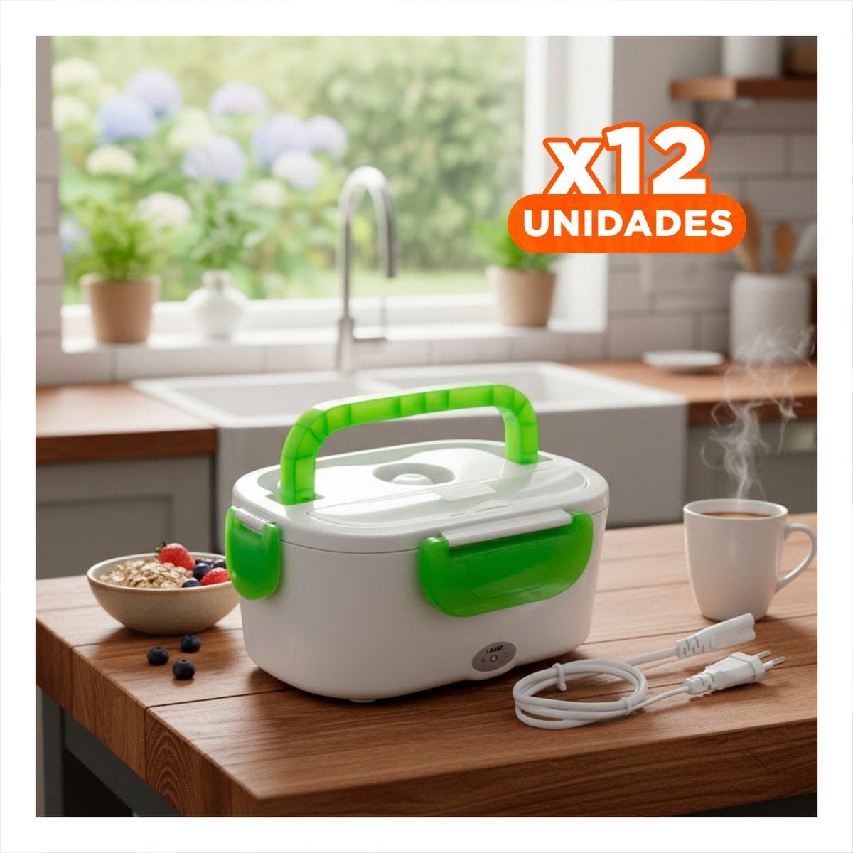 PACK12 CUBETA FACIL DE USAR Y MANTENER EN COCINA O OFICINA VERDE YREGALO STICKER - 1
