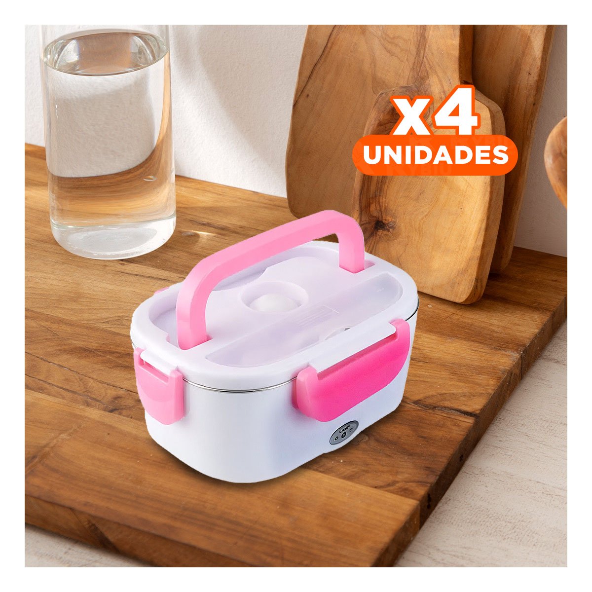 PACK4 ENVASE FACIL DE USAR Y LIMPIAR EN CASA O TRABAJO ROSADO YPAPEL REGALO - 1